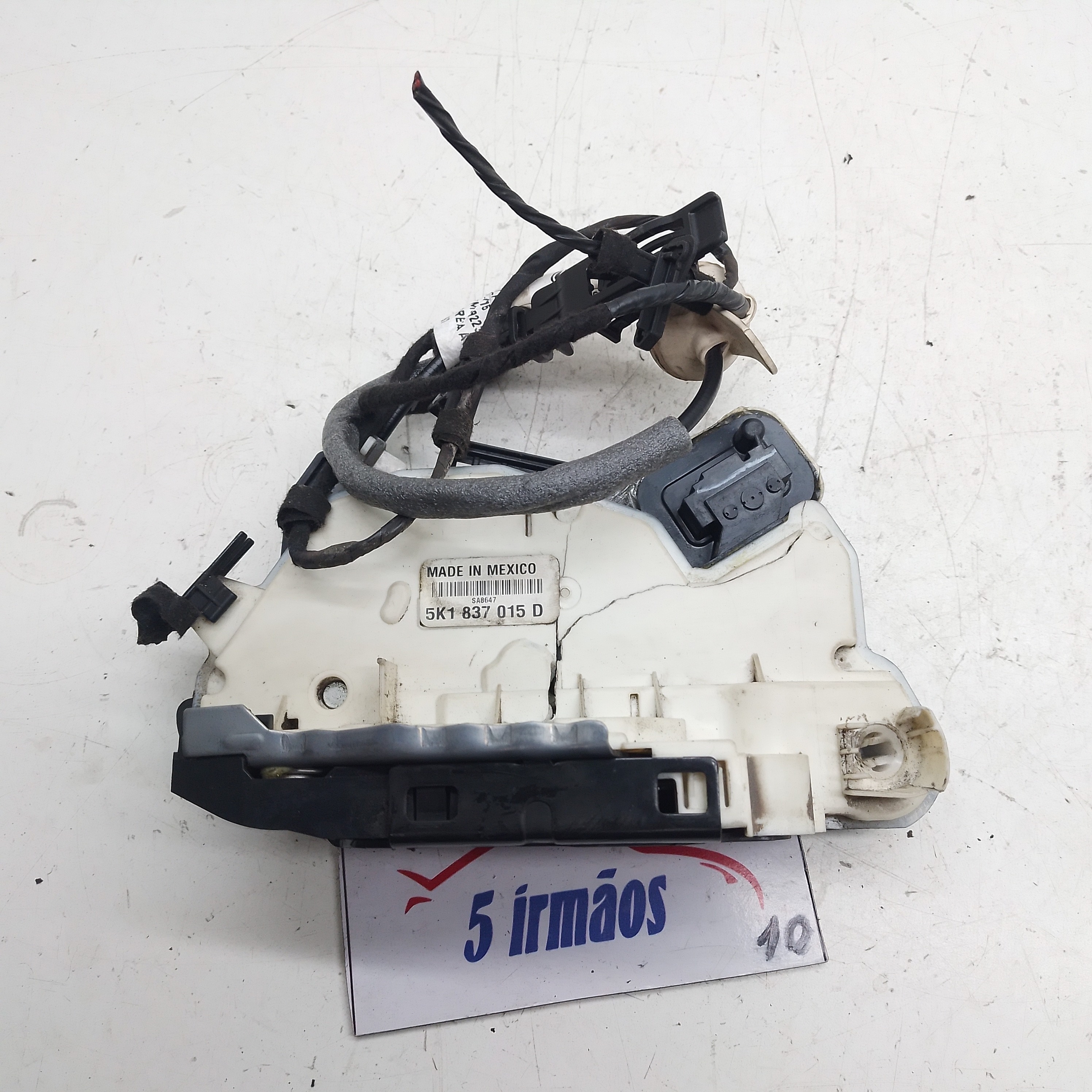 Fechadura Porta Dianteiro Esquerdo Vw Golf Gti 2.0 2015
