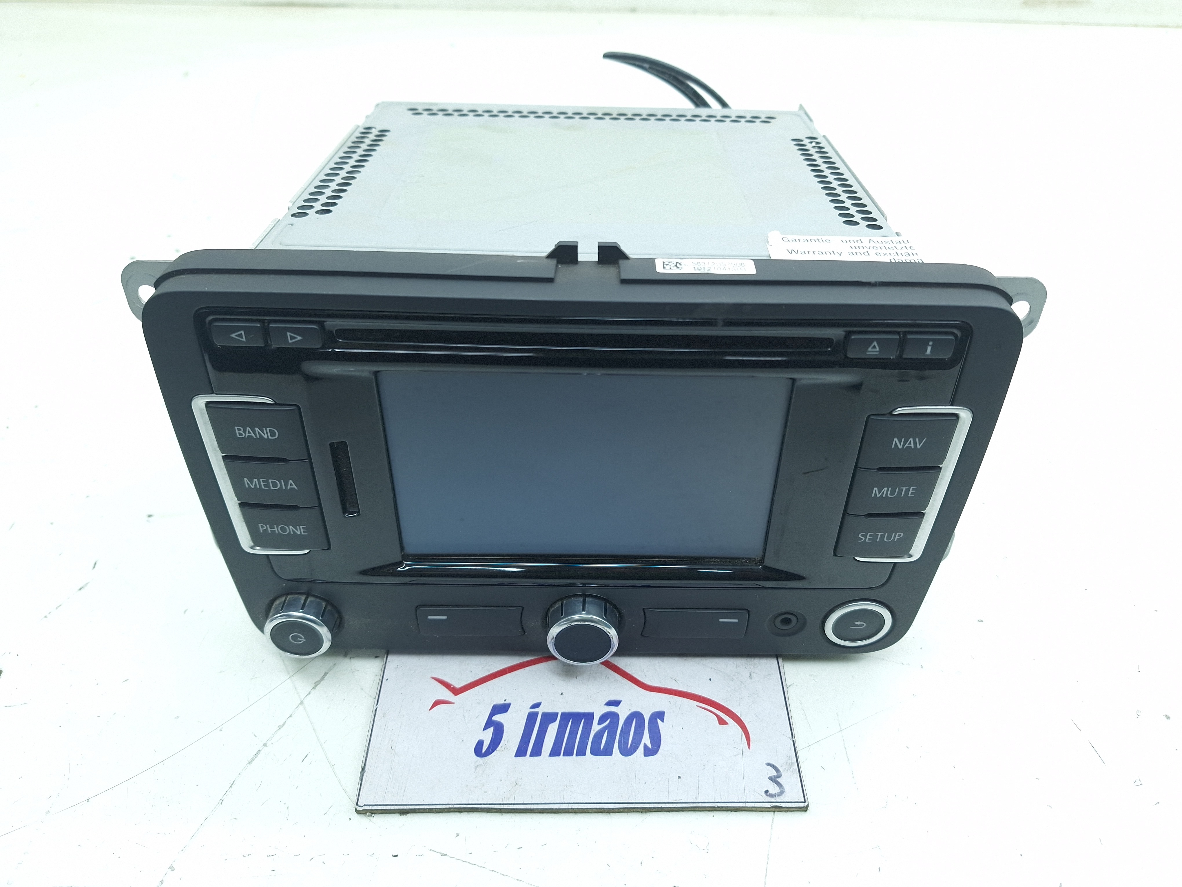 Rádio Cd Player Vw Jetta Tsi 2.0 2012 / 2013 Nº3c8035278e