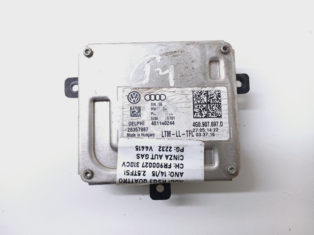 Módulo Reator Farol Led Direito Audi Rs Q3 Tfsi 2.5 2015