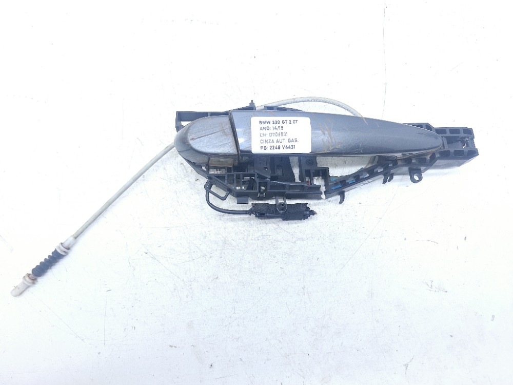 Maçaneta Externa Dianteira Direita Bmw 320i Gt 2.0 2015  Cinza Dianteira