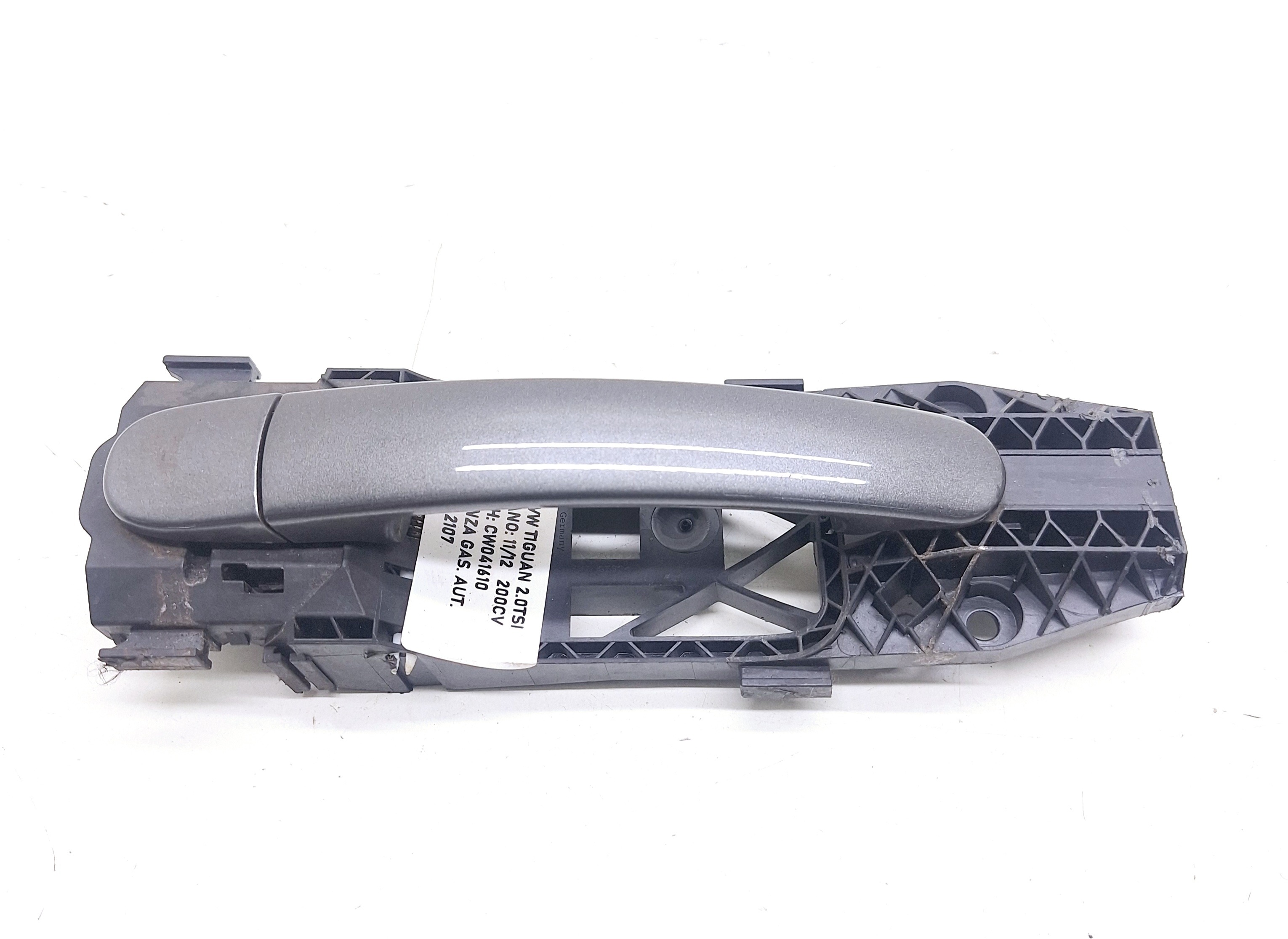 Maçaneta Externa Traseira Direita Vw Tiguan Tsi 2.0 2012 Preto Traseira