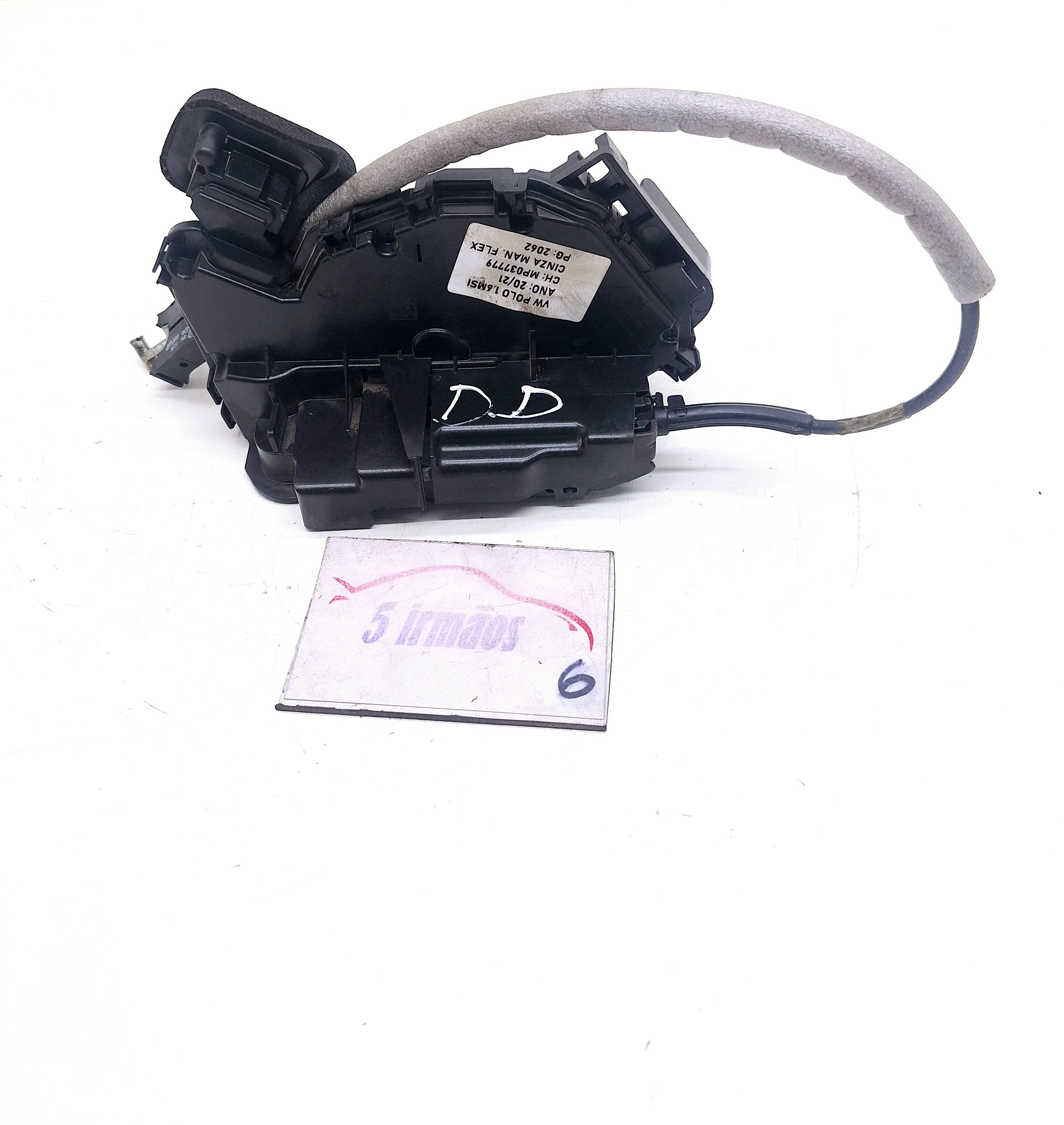 Fechadura Porta Dianteira Direita Vw Polo Msi 1.6 2021