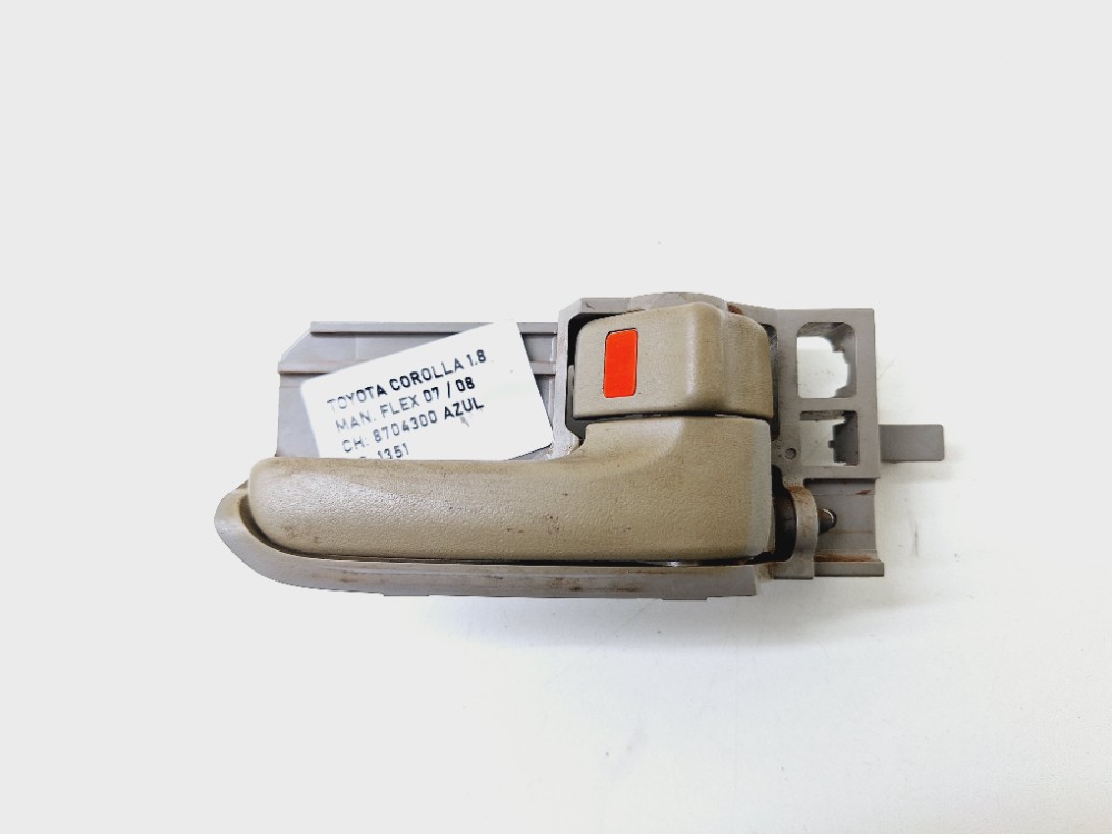 Maçaneta Externa Traseira Direita Toyota Corolla 2007 2008 Bege Dianteira