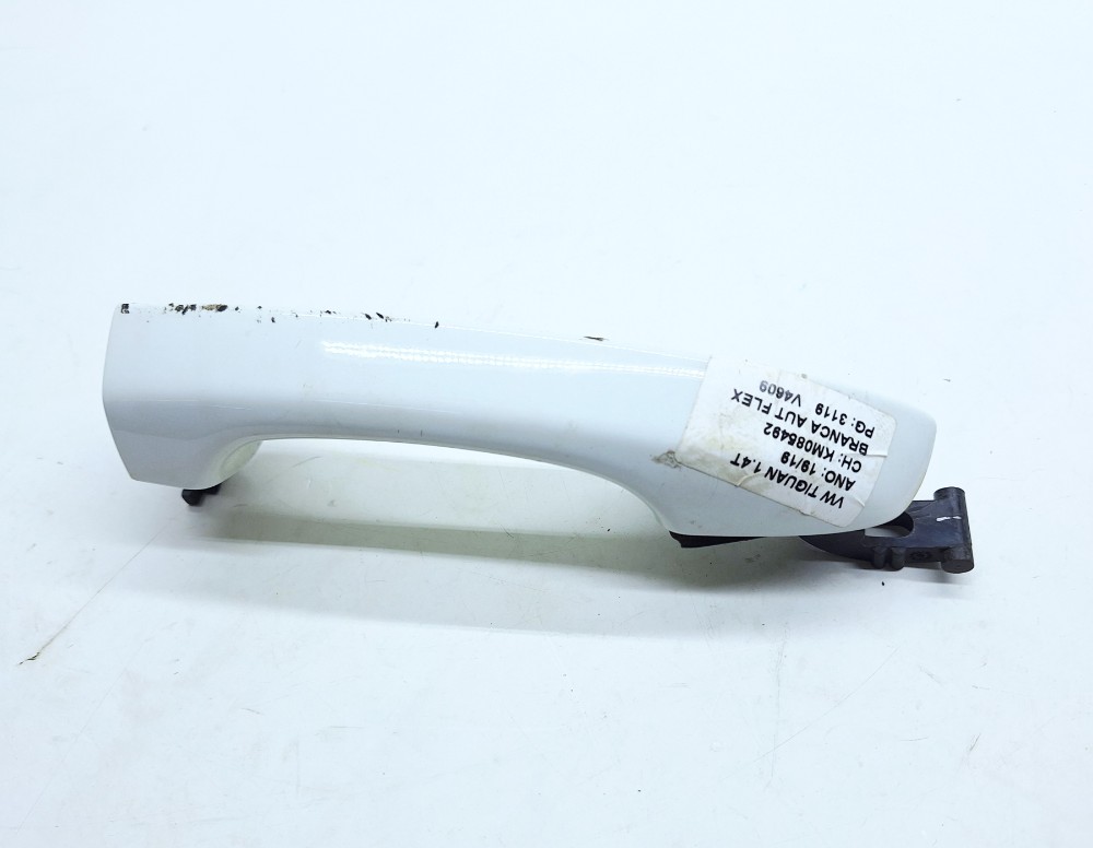 Maçaneta Externa Dianteira Direita Vw Tiguan Tsi 1.4 2019 Branco Dianteira