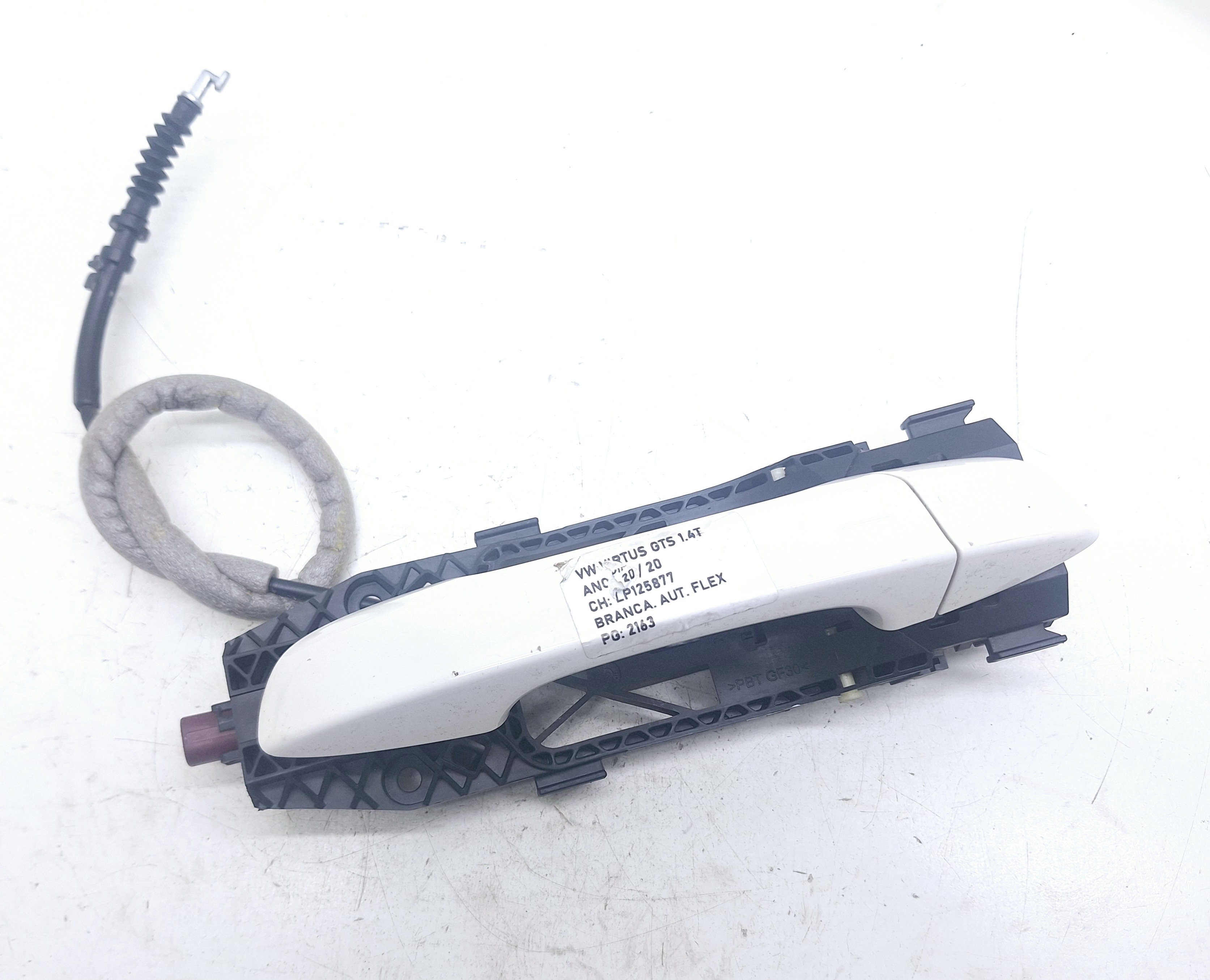 Maçaneta Externa Dianteira Direita Vw Virtus Gts 1.4 2020 Branco Dianteira