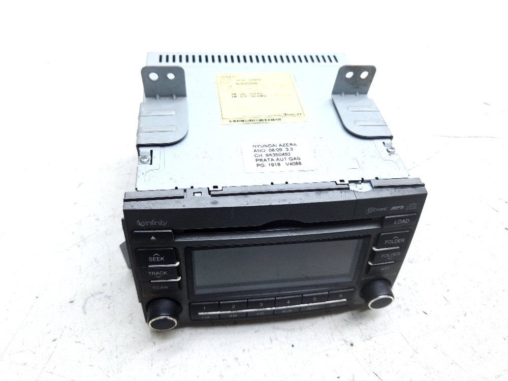 Radio Cd Player Hyundai Azera 3.3 2009 6110483000