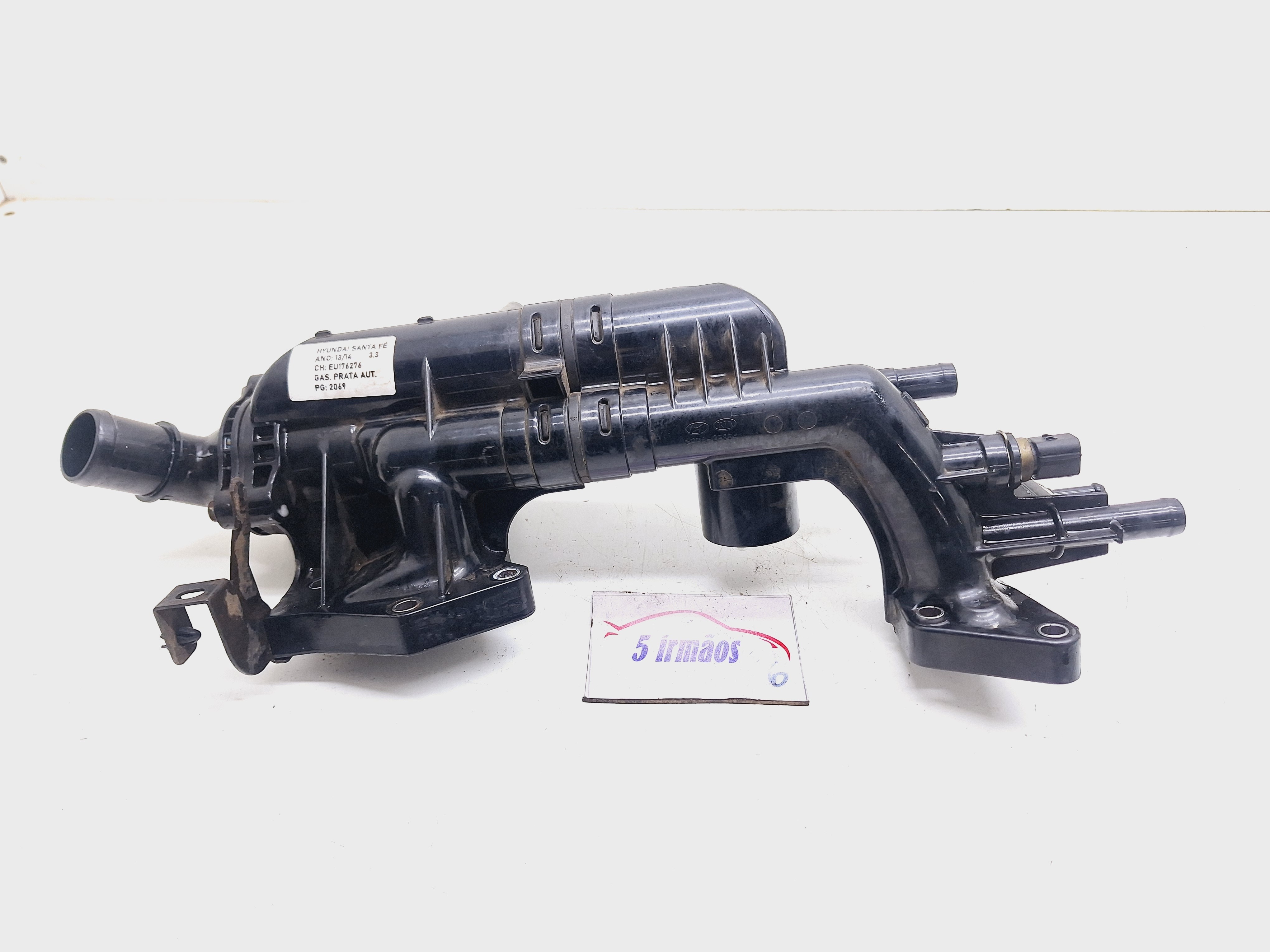 Carcaça Válvula Termostática Hyundai Santa Fé 3.3 2014/ 2015
