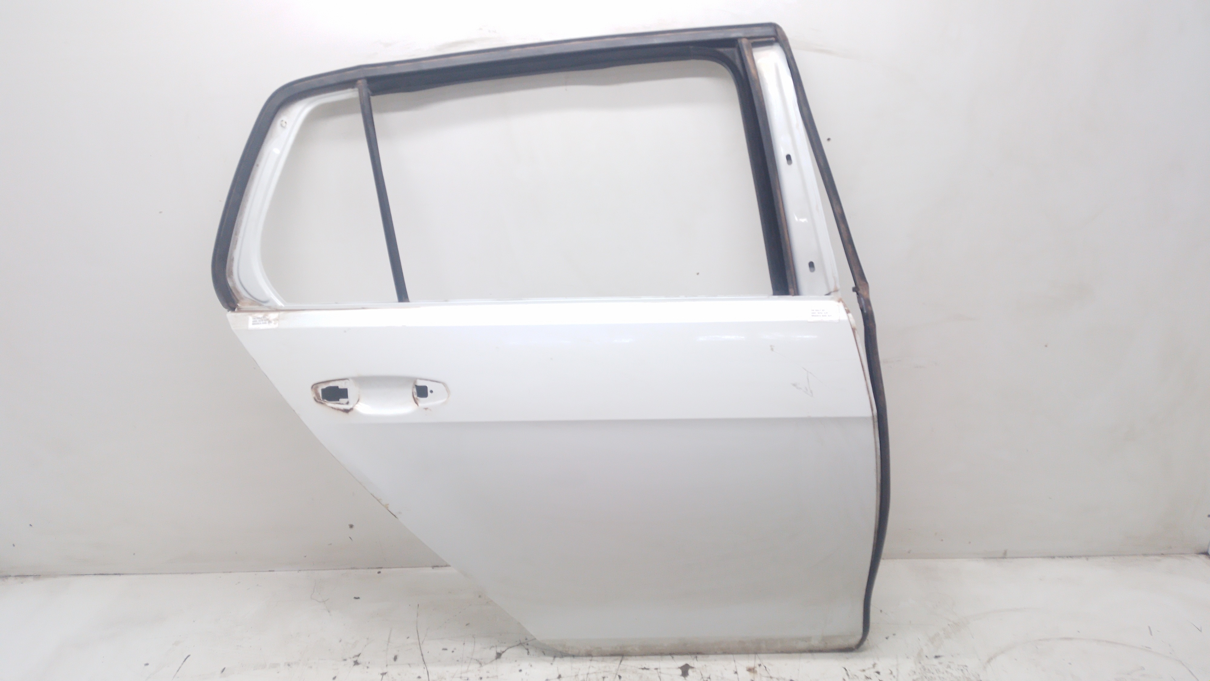 Porta Traseira Direita Vw Golf Gti 2.0 Turbo 2013/ 2014 Traseira Direito Branco