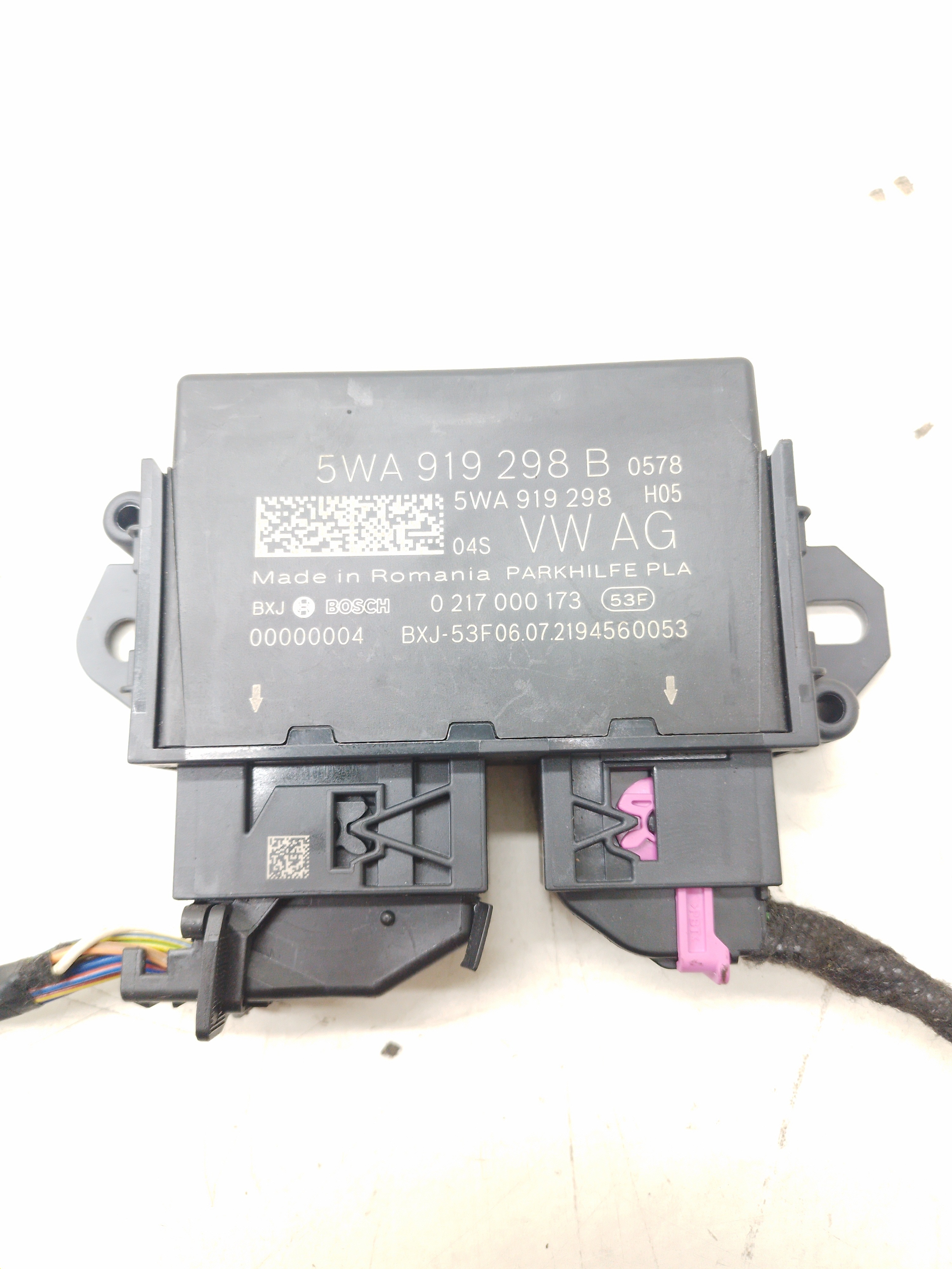 Módulo Estacionamento Audi A3 Tfsi 2.0 2021 Nº5wa919298b