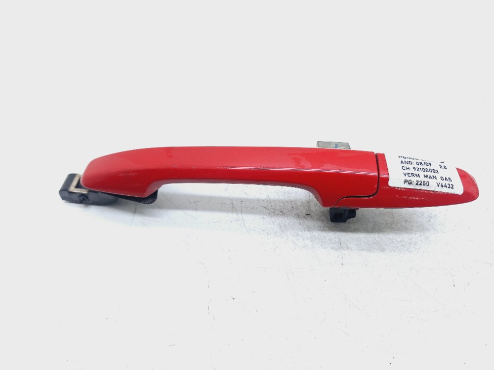 Maçaneta Externa Dianteira Esquerda Honda Civic Si 2.0 2009 Vermelho Dianteira