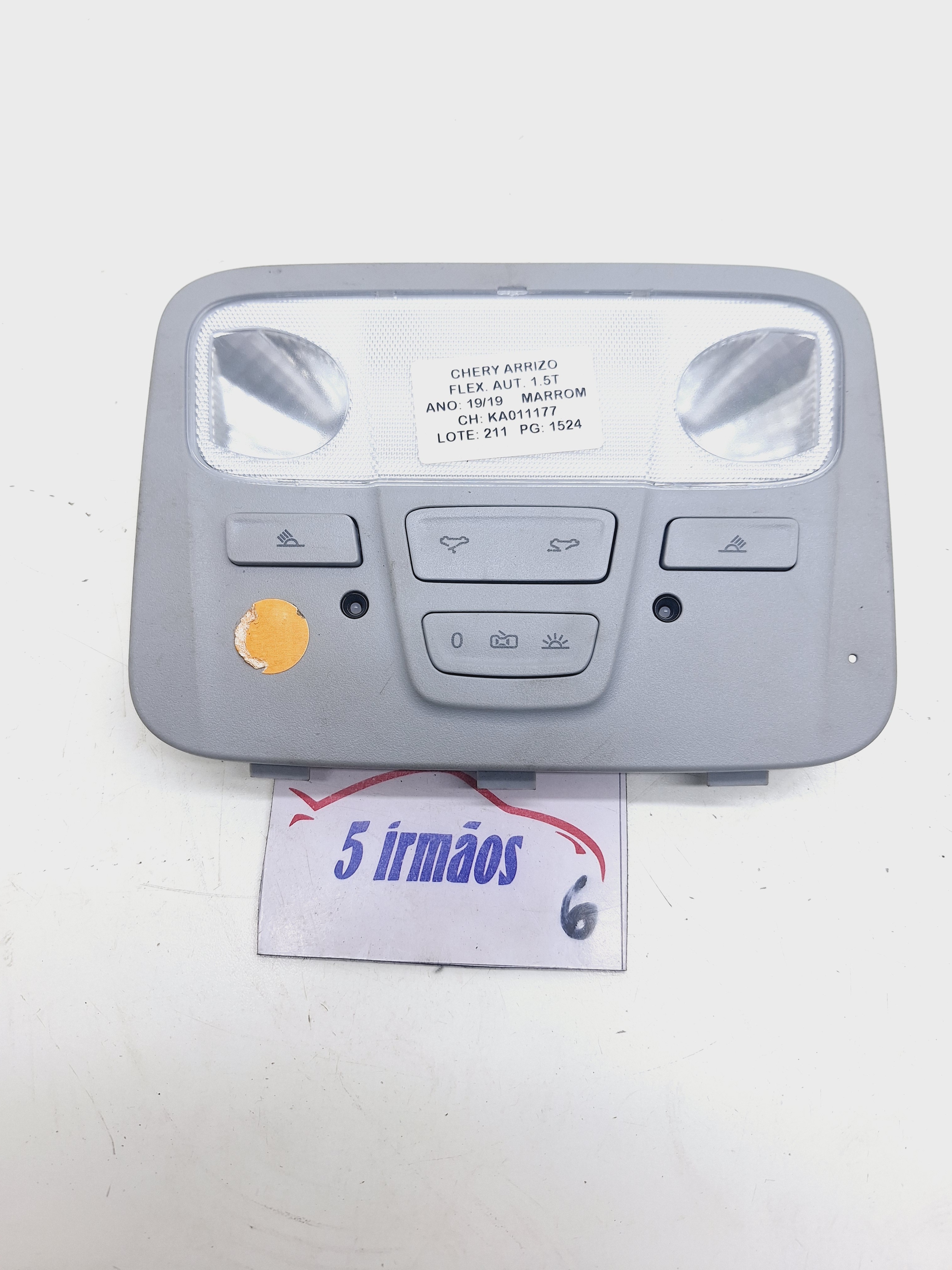Luz Teto Cortesia Chery Arreizo 5 1.5 Aut 2019 Nºj424423010