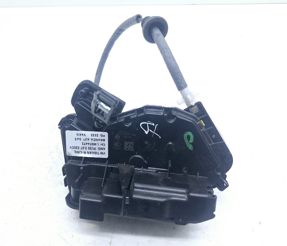 Fechadura Porta Traseira Direita Vw Tiguan Tsi 2.0 2019 2020