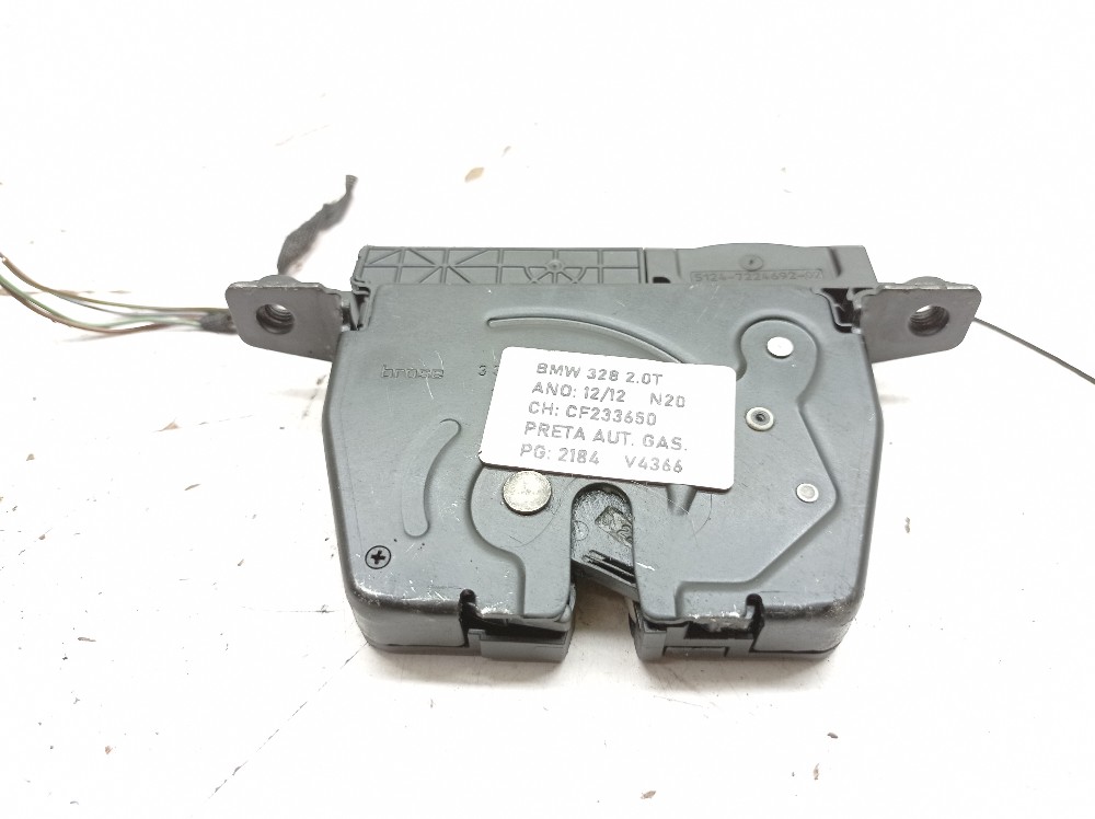 Fechadura Tampa Traseira Bmw 328i 2.0 2012 2013 722469202