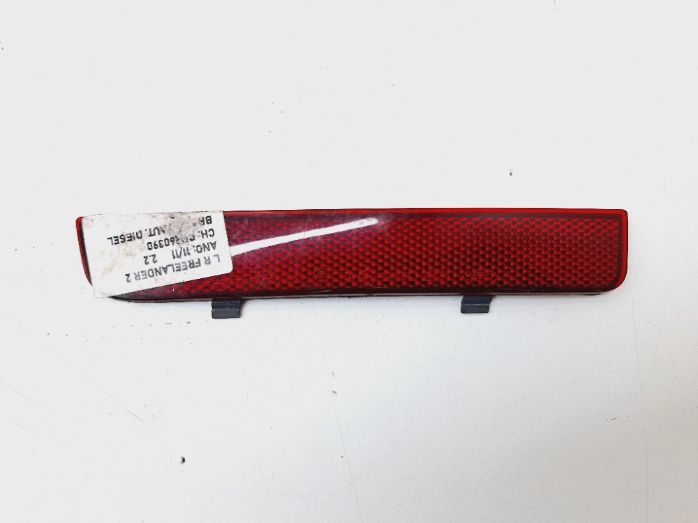 Refletor Olho Gato Traseiro Esquerdo Freelander 2 2.2 2011  Vermelho