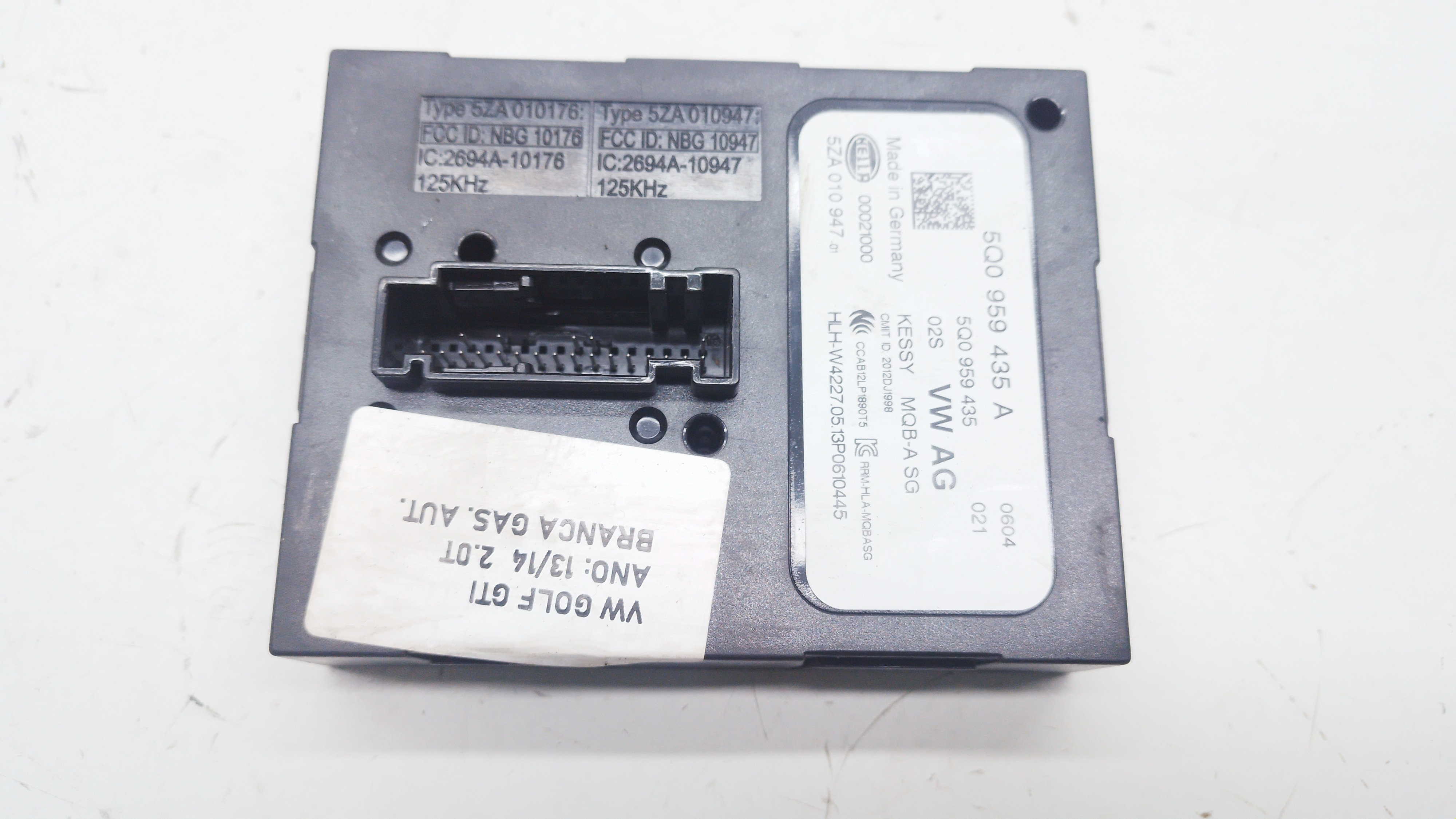 Módulo Controle Keyless Vw Golf Gti 2.0 2014 Nº5q0959435a