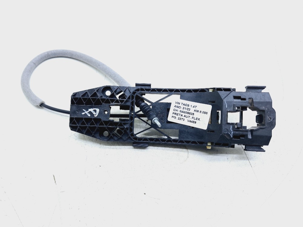 Suporte Maçaneta Externa Traseira Direita Vw Taos 1.4 2022 Preto