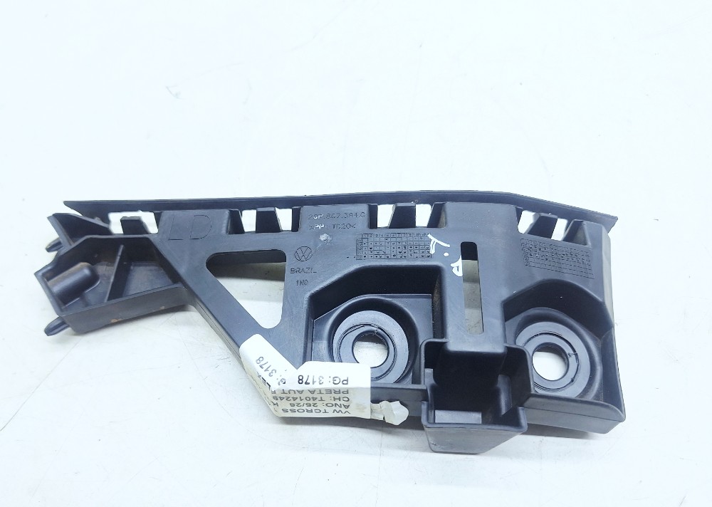 Guia Direito Parachoque Traseiro Vw Tcross Tsi 1.4 2026