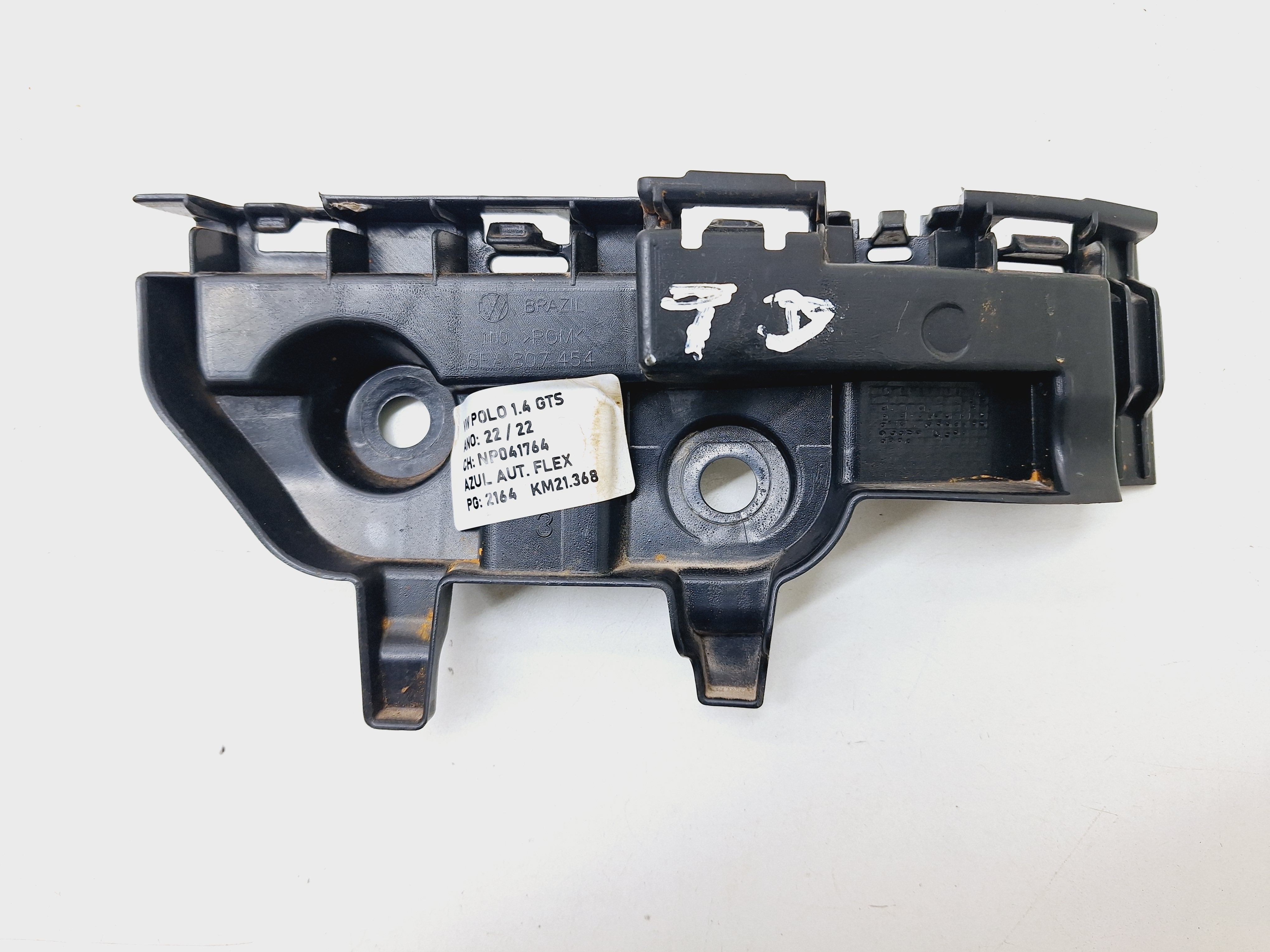 Guia Direita Parachoque Traseiro Vw Polo 1.4 2022 6ea807454