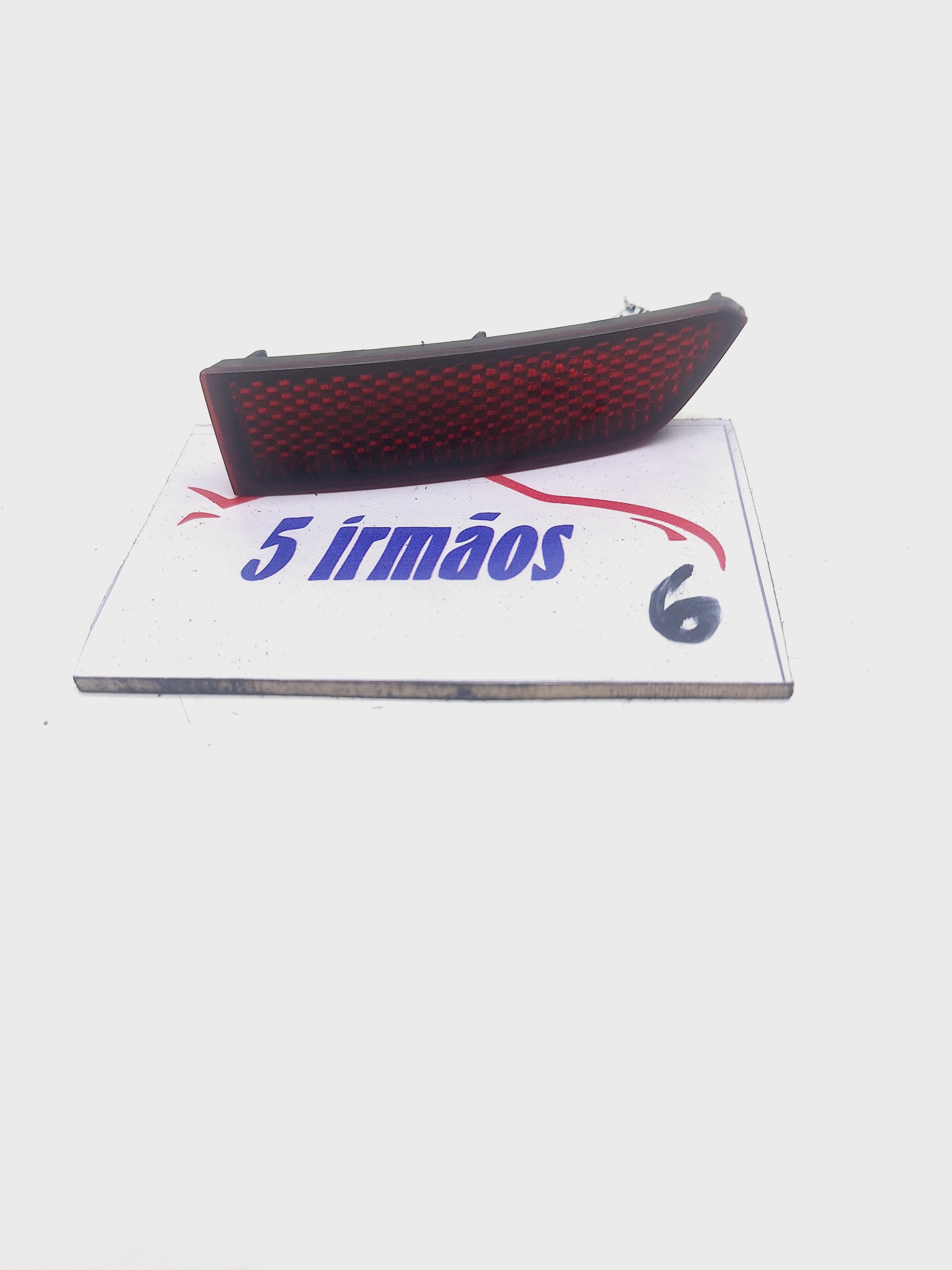 Refletor Olho Gato Traseiro Esquerdo Vw Tiguan Tsi 2.0 2020 Vermelho