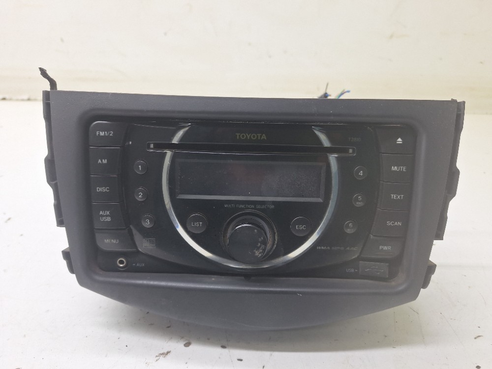 Radio Cd Player Toyota Rav4 2.4 2010 Pz36642102