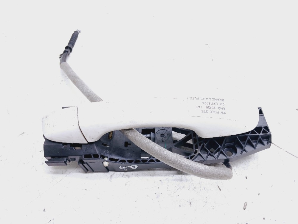Maçaneta Externa Traseira Direita Vw Polo 1.4 2020  Branco Traseira