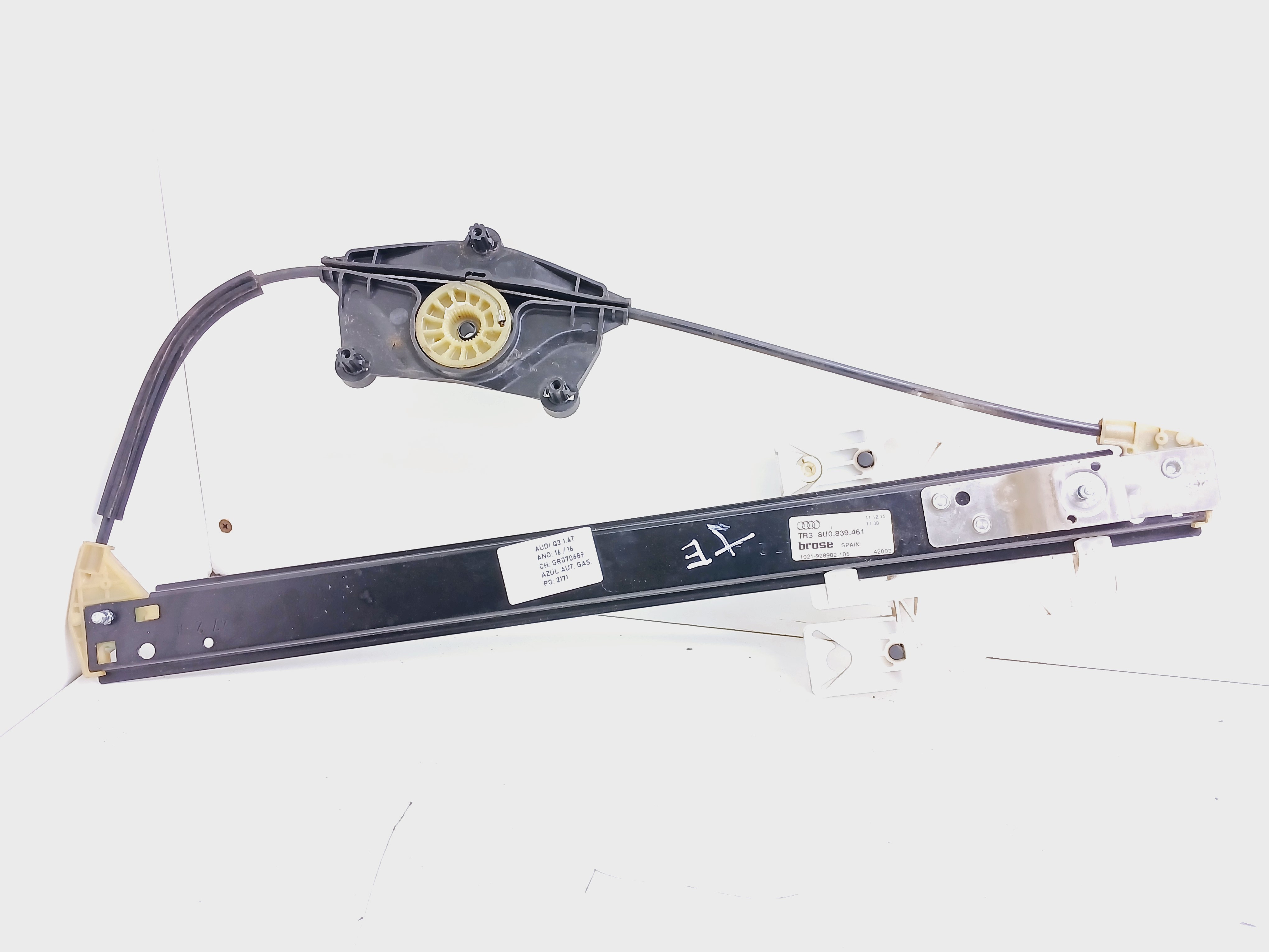 Maquina Vidro Traseiro Esquerdo Audi Q3 1.4t 2016 8u0839461