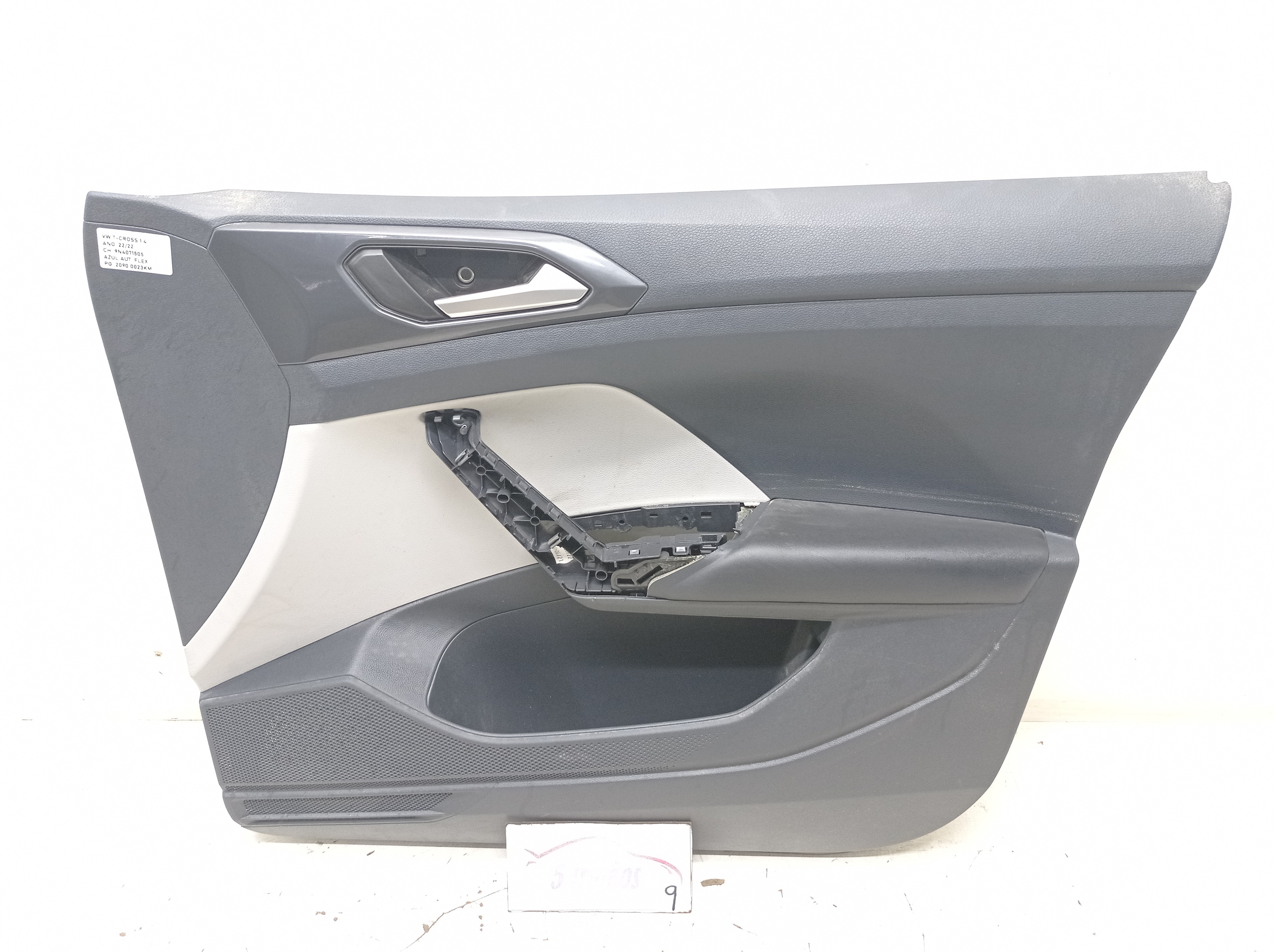 Forro Porta Dianteira Direita Vw Tcross 1.4 2022 / 2023