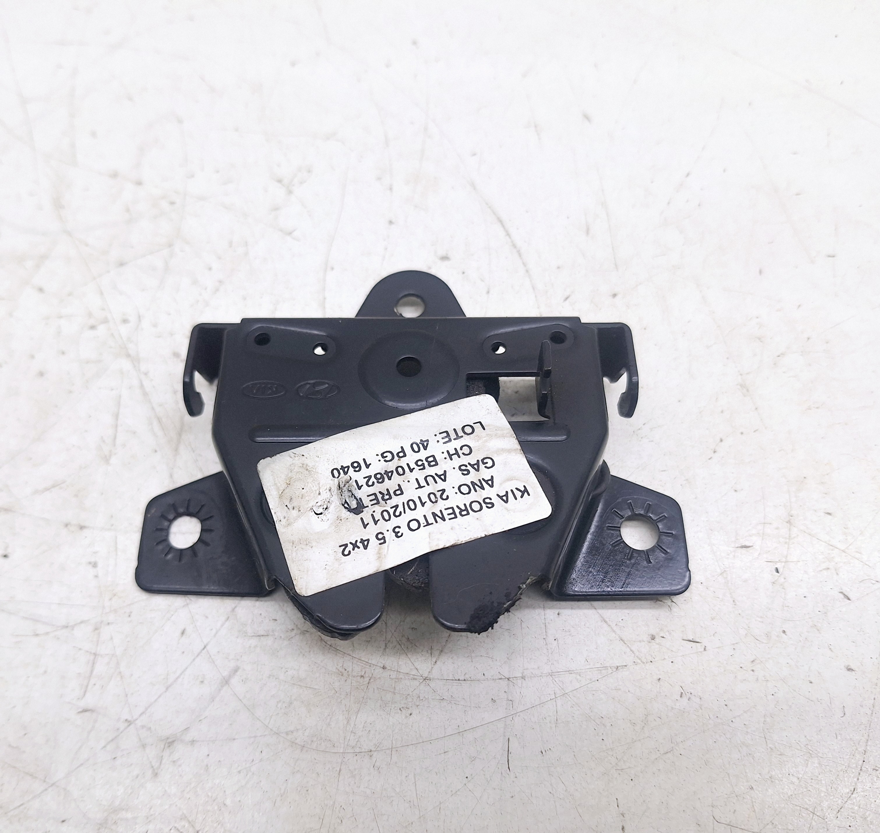Fechadura Trava Capô Kia Sorento 4×2 3.5 2010/ 2011