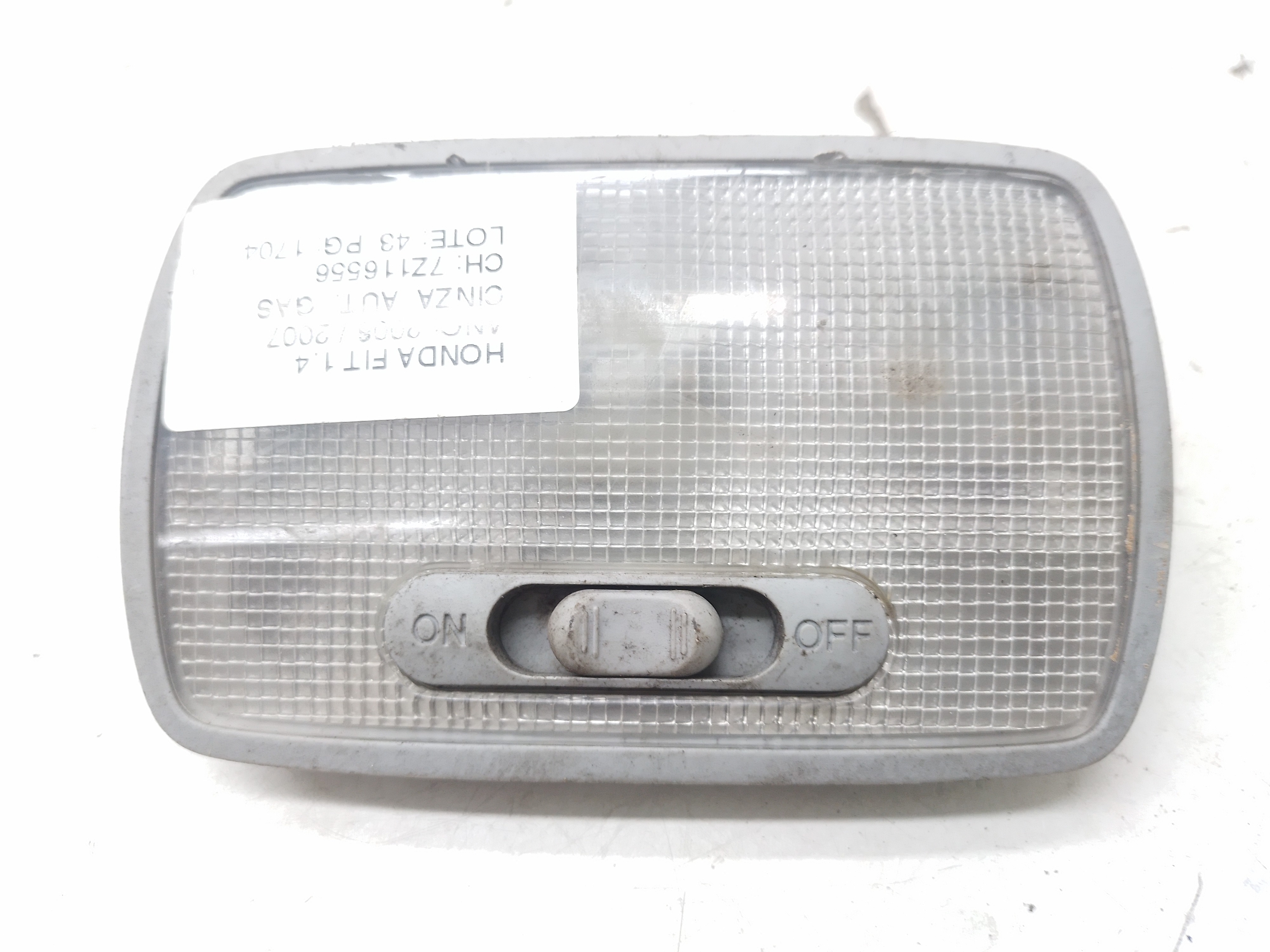 Luz Teto Cortesia Honda Fit 1.4 2006 2007