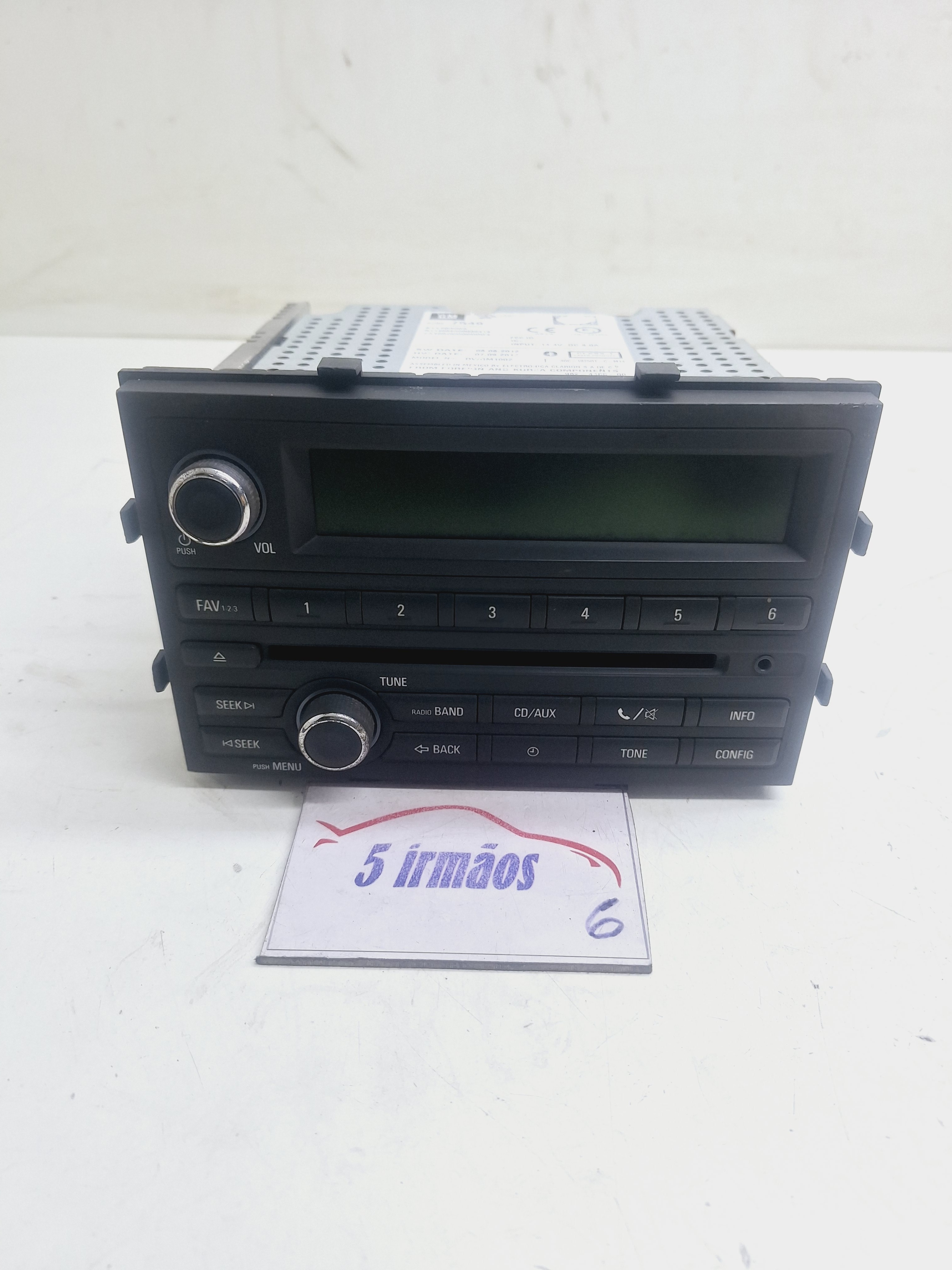 Rádio Cd Player Gm Spin 1.8 2013/2014 Nº52057549