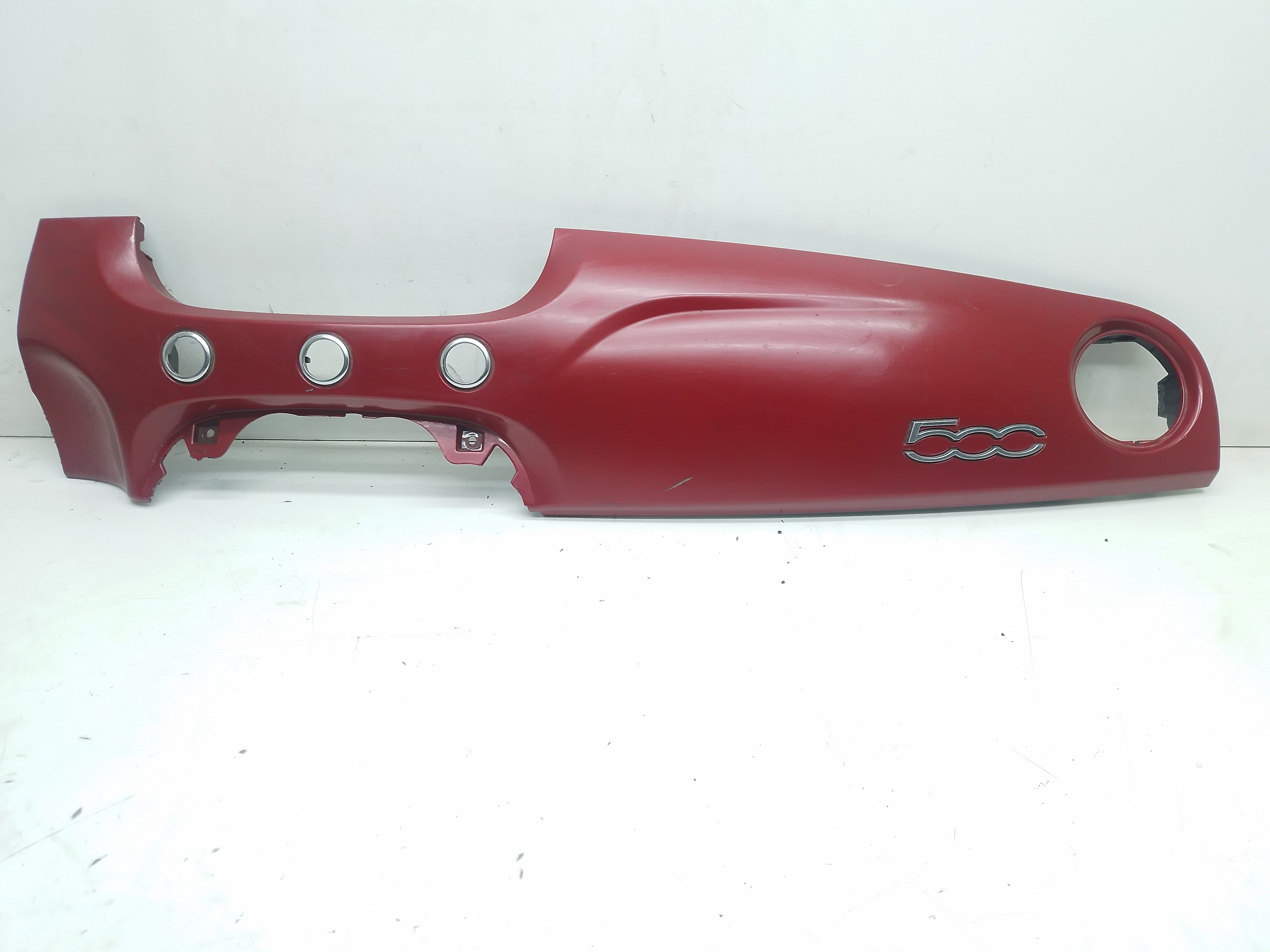Acabamento Painel Fiat 500 1.4 2013 / 2014 Nº1096454×001 Vermelho