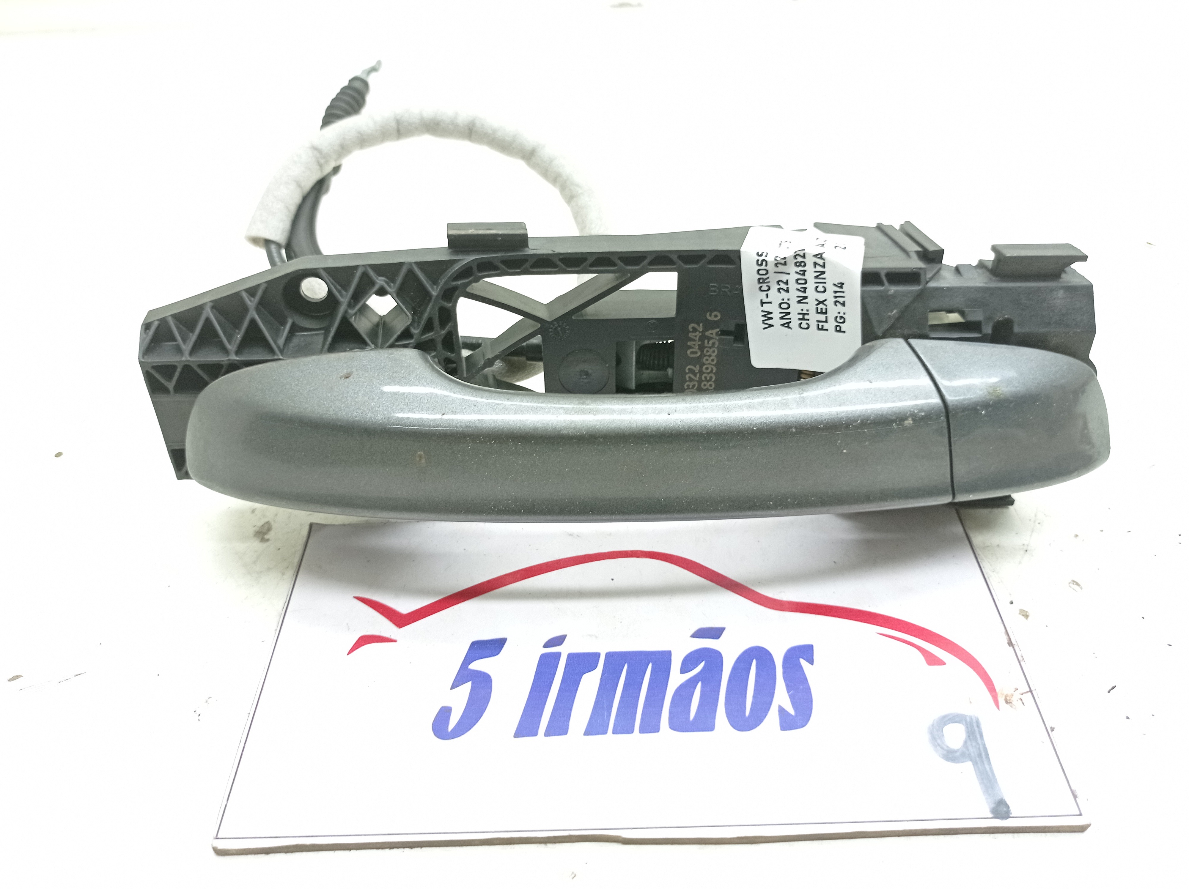 Maçaneta Externa Traseira Direita Vw Tcross 1.0 2022 Traseira