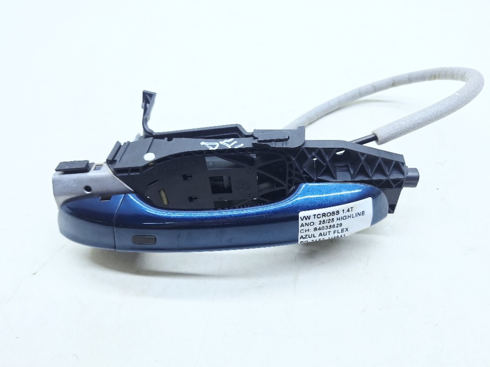 Maçaneta Externa Dianteira Esquerda Vw Tcross Tsi 1.4 2025 Azul Dianteira