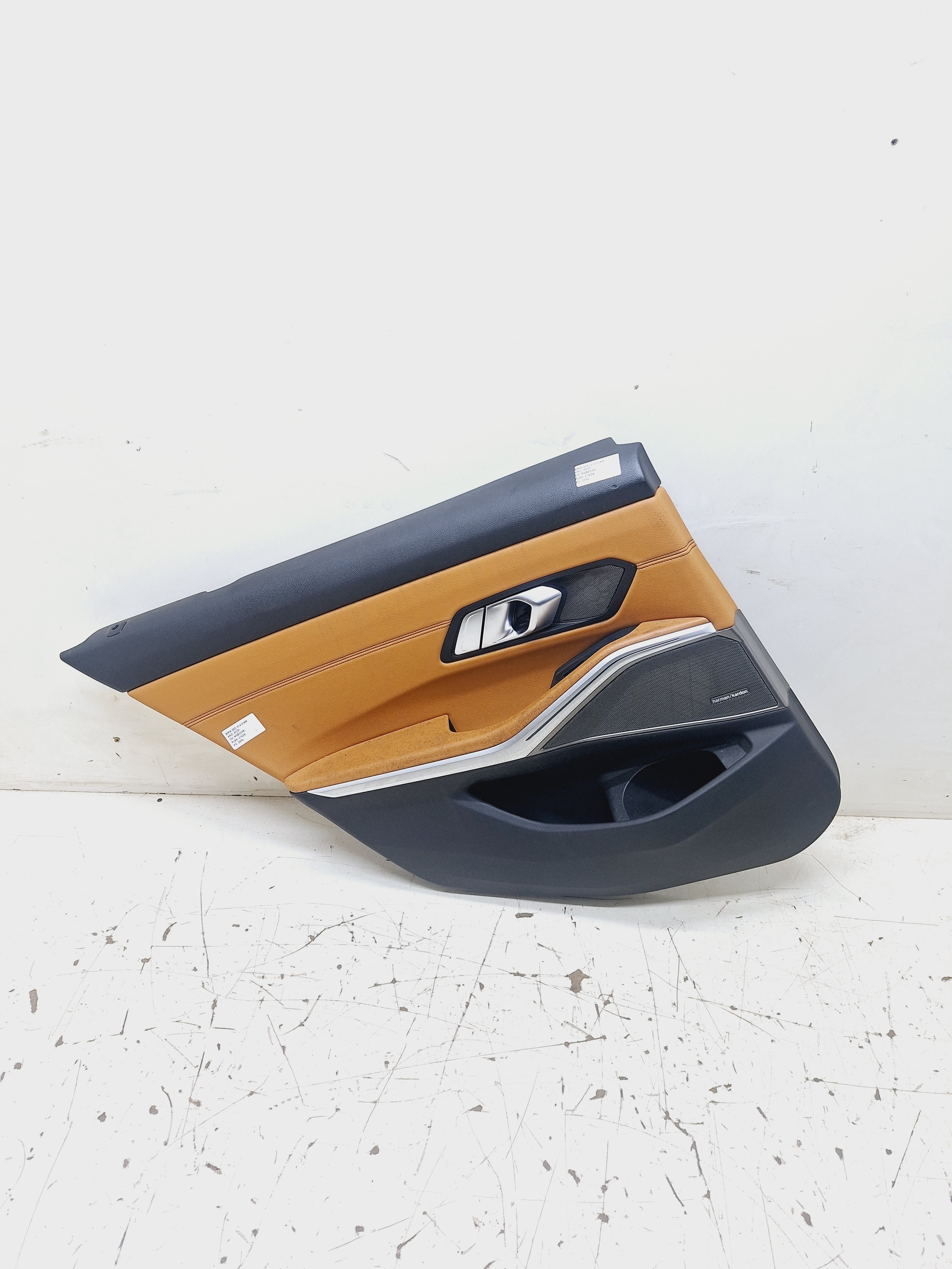 Forro Porta Traseiro Esquerdo Bmw 320i 2.0 Turbo 2021 Preto