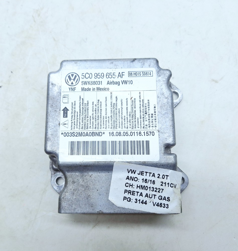 Módulo Jetta 211cv 2.0 2016 5c0959655af Reprogramar