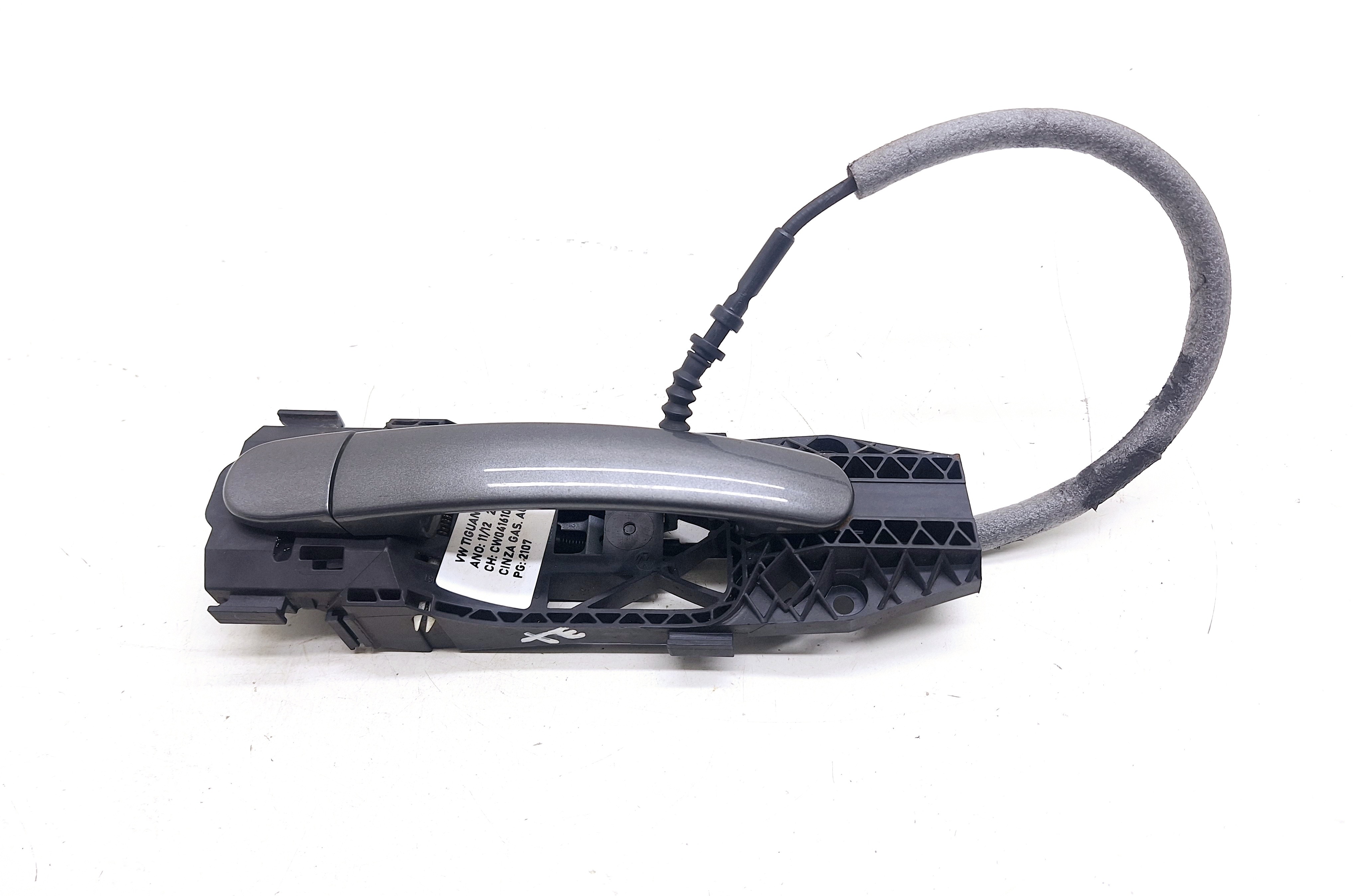 Maçaneta Externa Traseira Esquerda Vw Tiguan Tsi 2.0 2012 Cinza Traseira