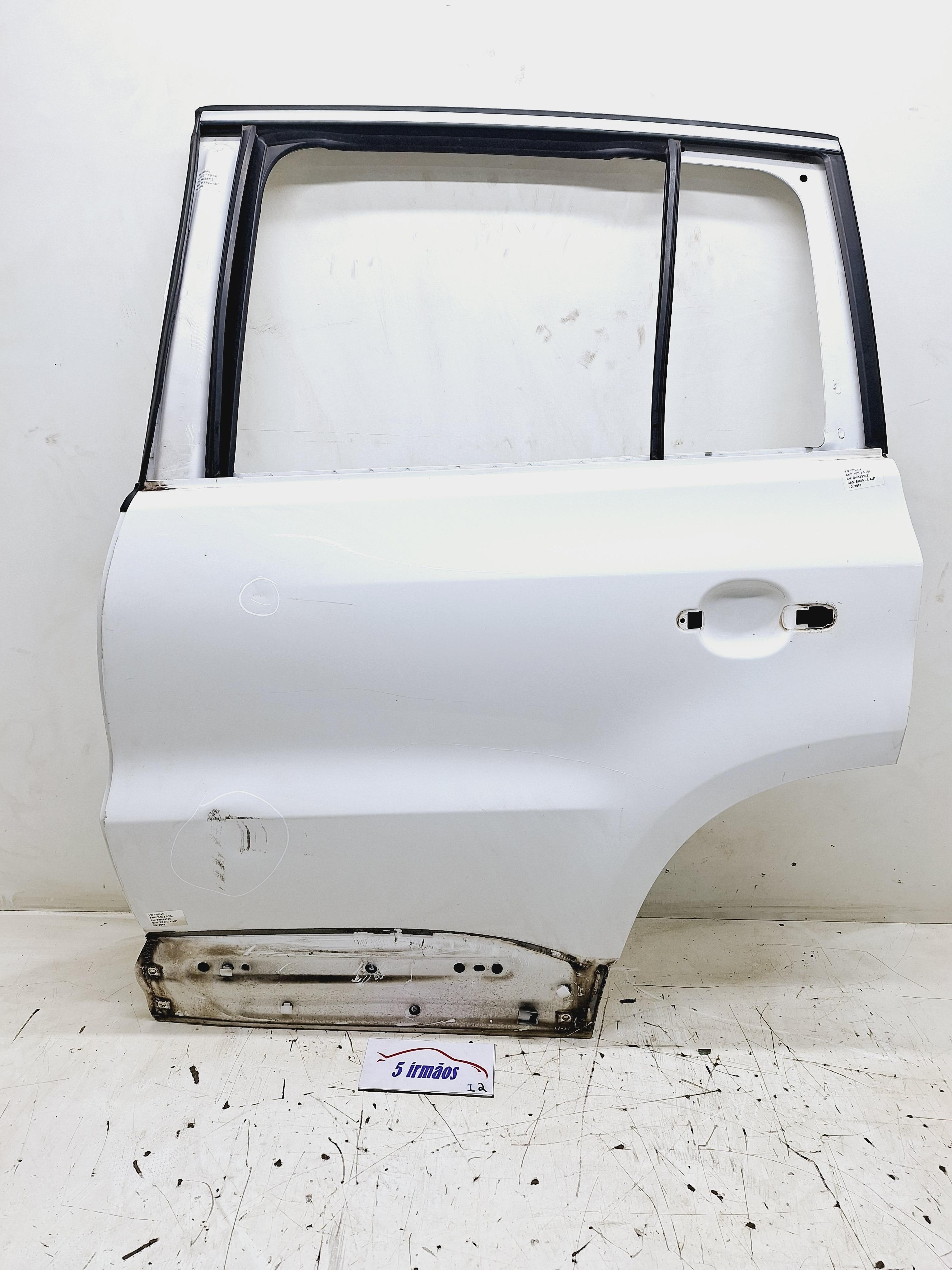 Porta Traseira Esquerda Vw Tiguan 2.0 Tsi 2011 Traseira Esquerdo Branco