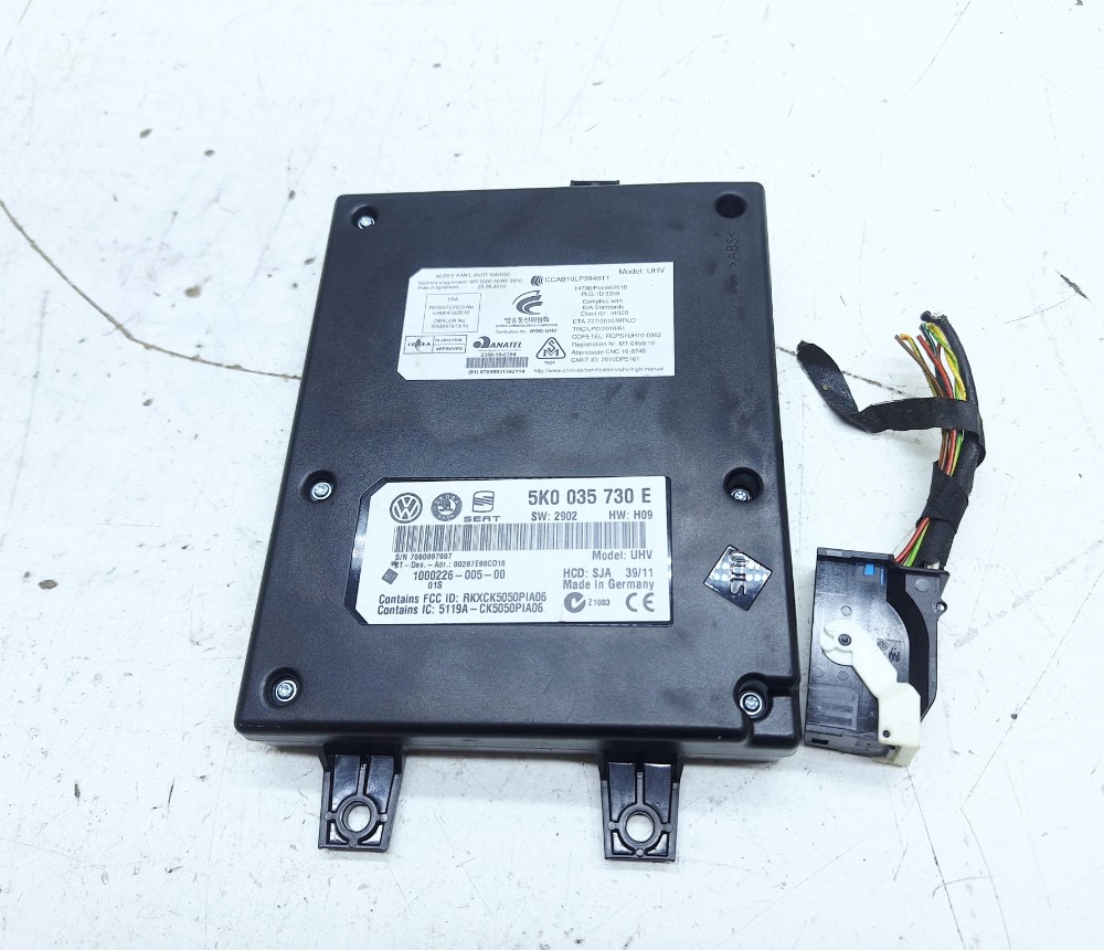 Módulo Bluetooth Vw Tiguan Tsi 2.0 2011 2012 5k0035730e