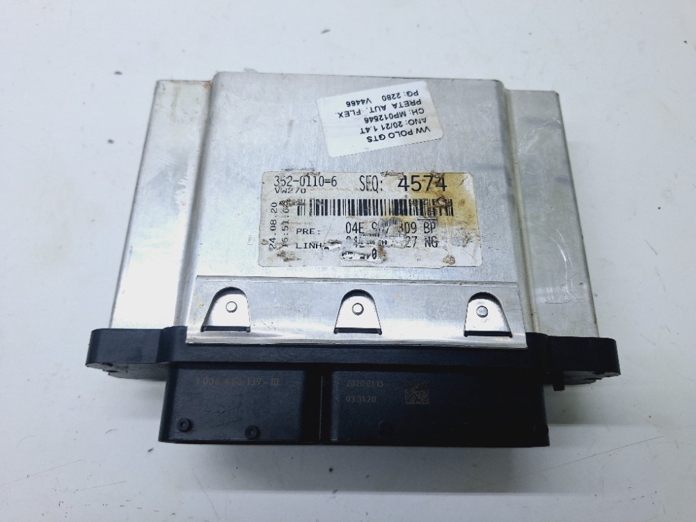 Módulo Injeção Volkswagen Polo Gts 1.4 2020 2021 04e907309bp
