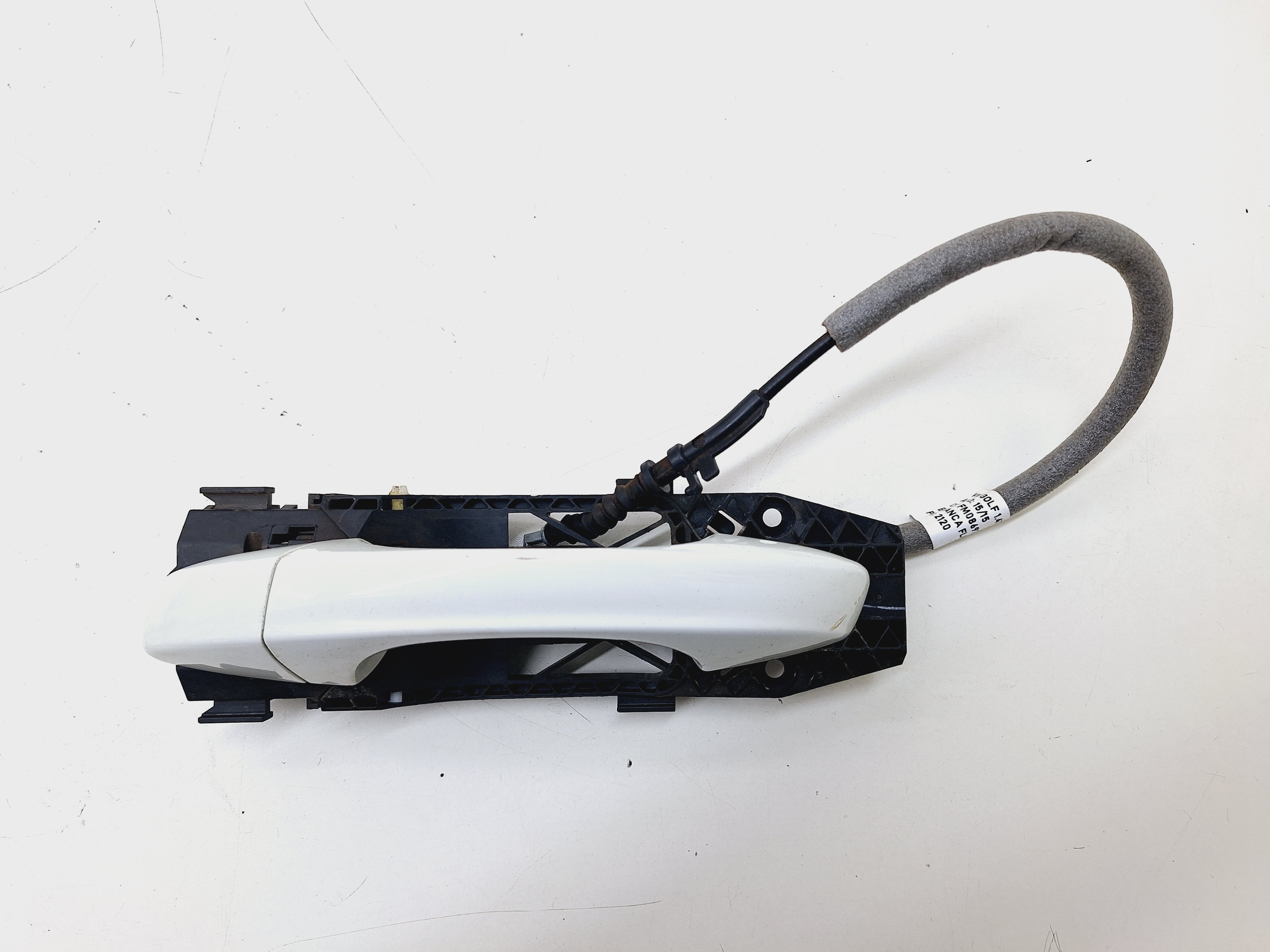 Maçaneta Externa Traseira Esquerda Vw Golf 1.4 2014 / 2015 Branco Traseira