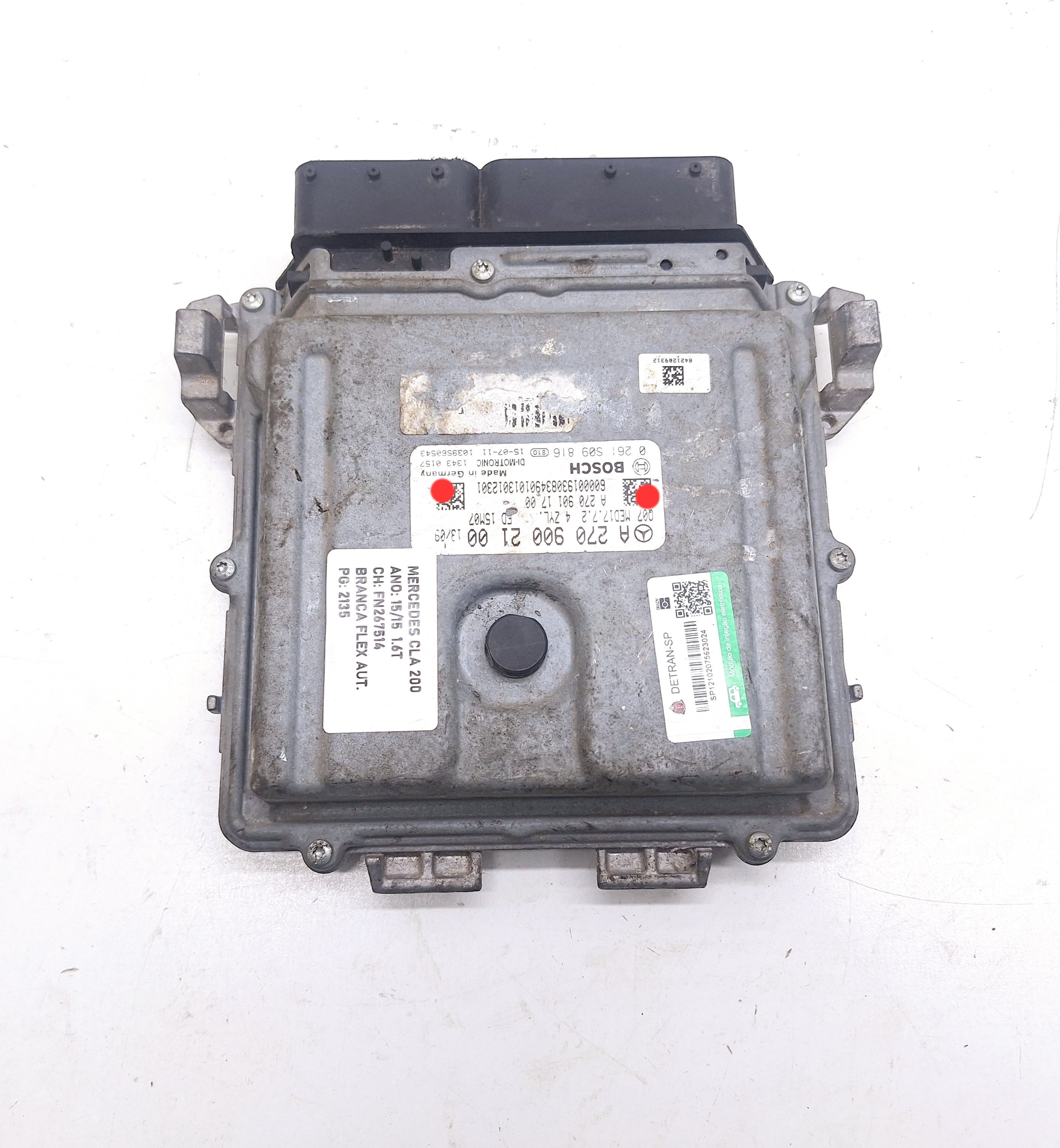 Módulo Injeção Mercedes Cla200 1.6 2015 Nºa2709002100
