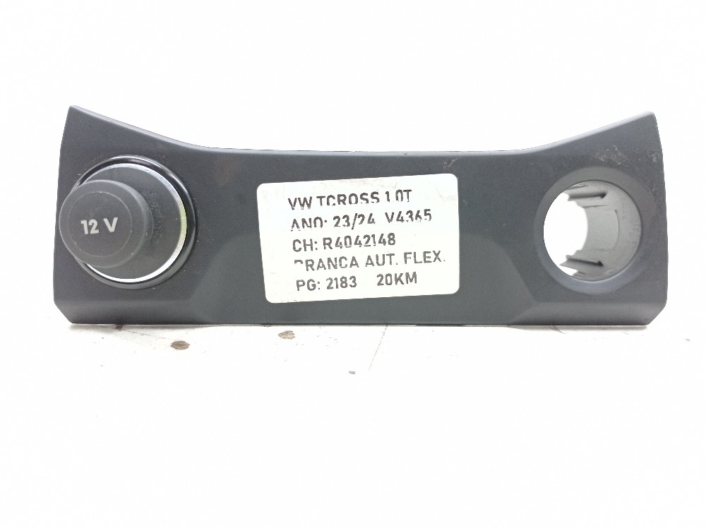 Tomada 12v Volkswagen Tcross Tsi 1.0 2023 2024 2g0863337a
