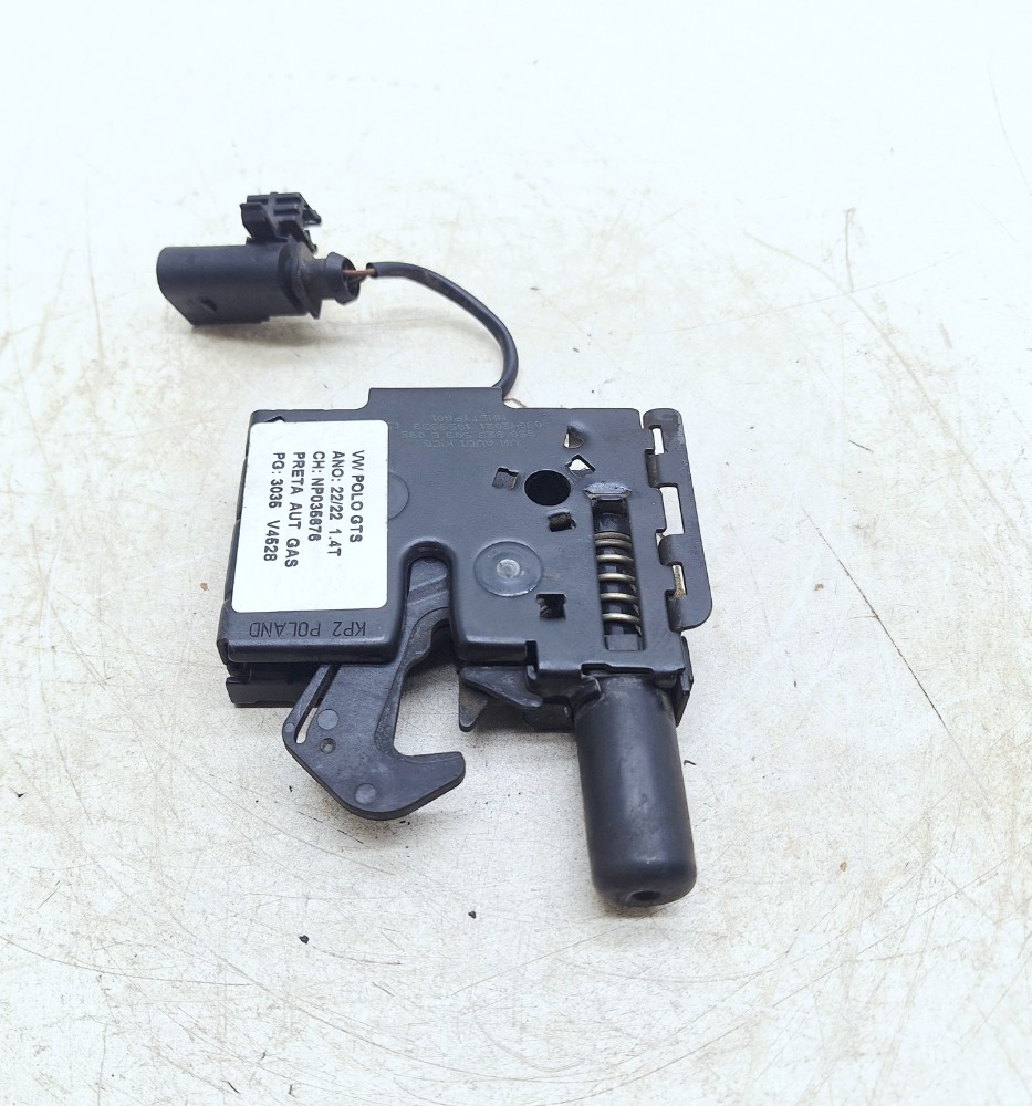 Fechadura Capô Esquerdo Vw Polo Gts 1.4 2022 850823509b