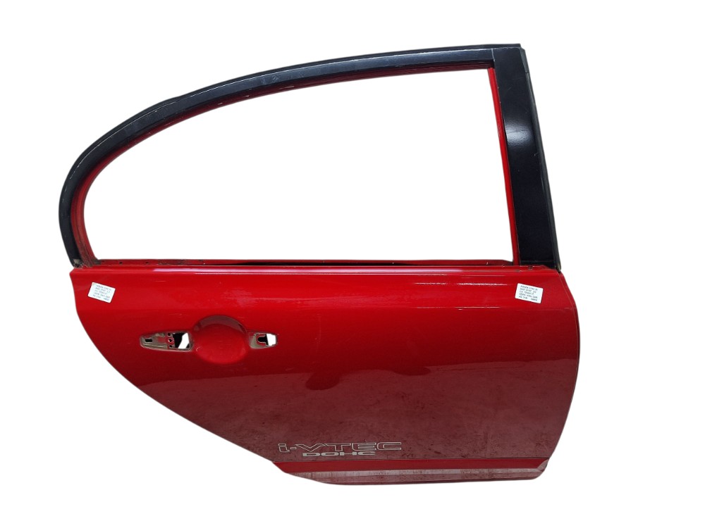 Porta Traseira Direita Honda Civic Si 2.0 2007 Traseira Direita Vermelho