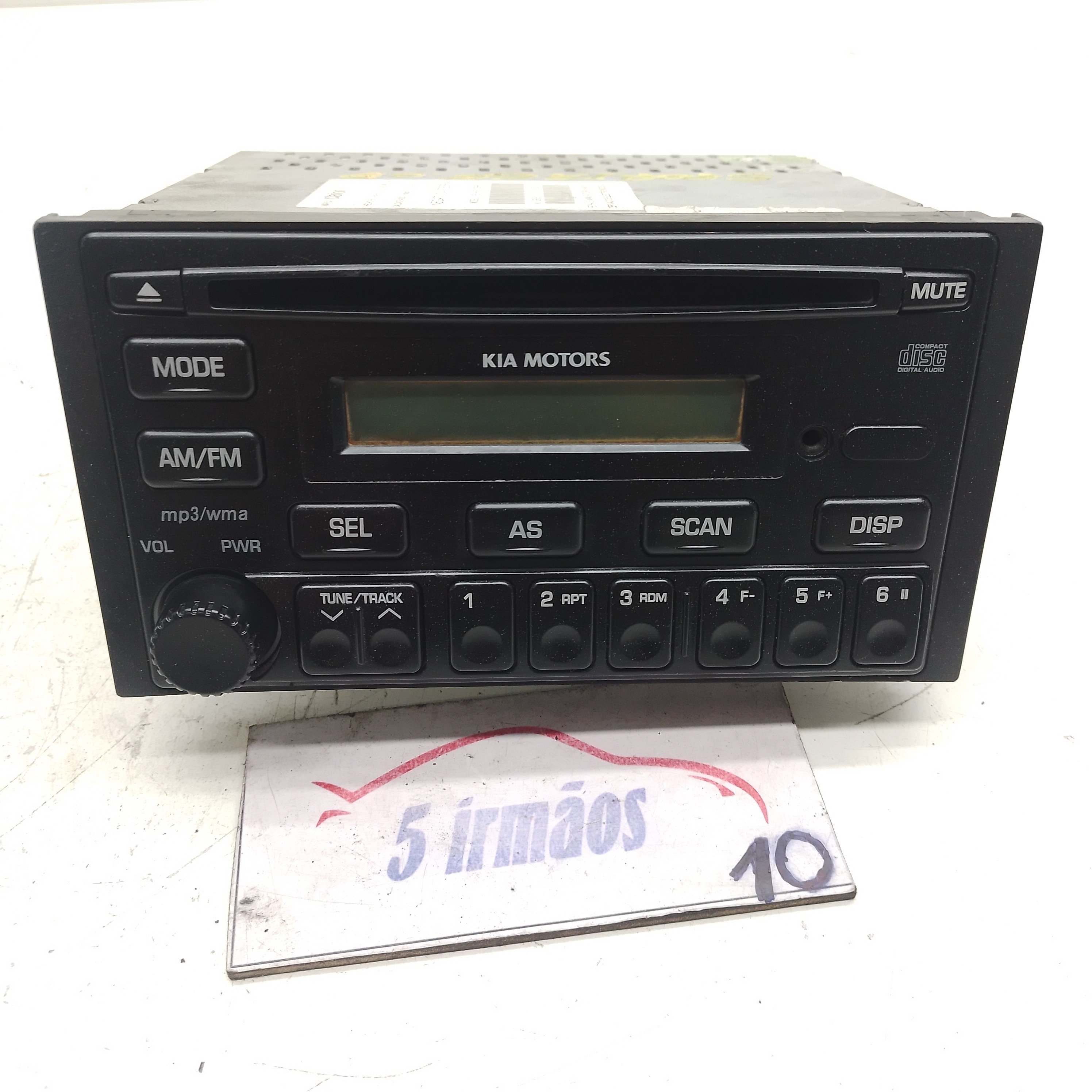 Rádio Cd Player Kia Sportage 2.7 2007 / 2008