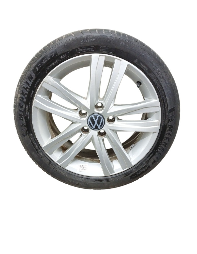 Roda C Pneu Aro 17 225 45 Vw Jetta Tsi 2.0 211cv 2016 2017
