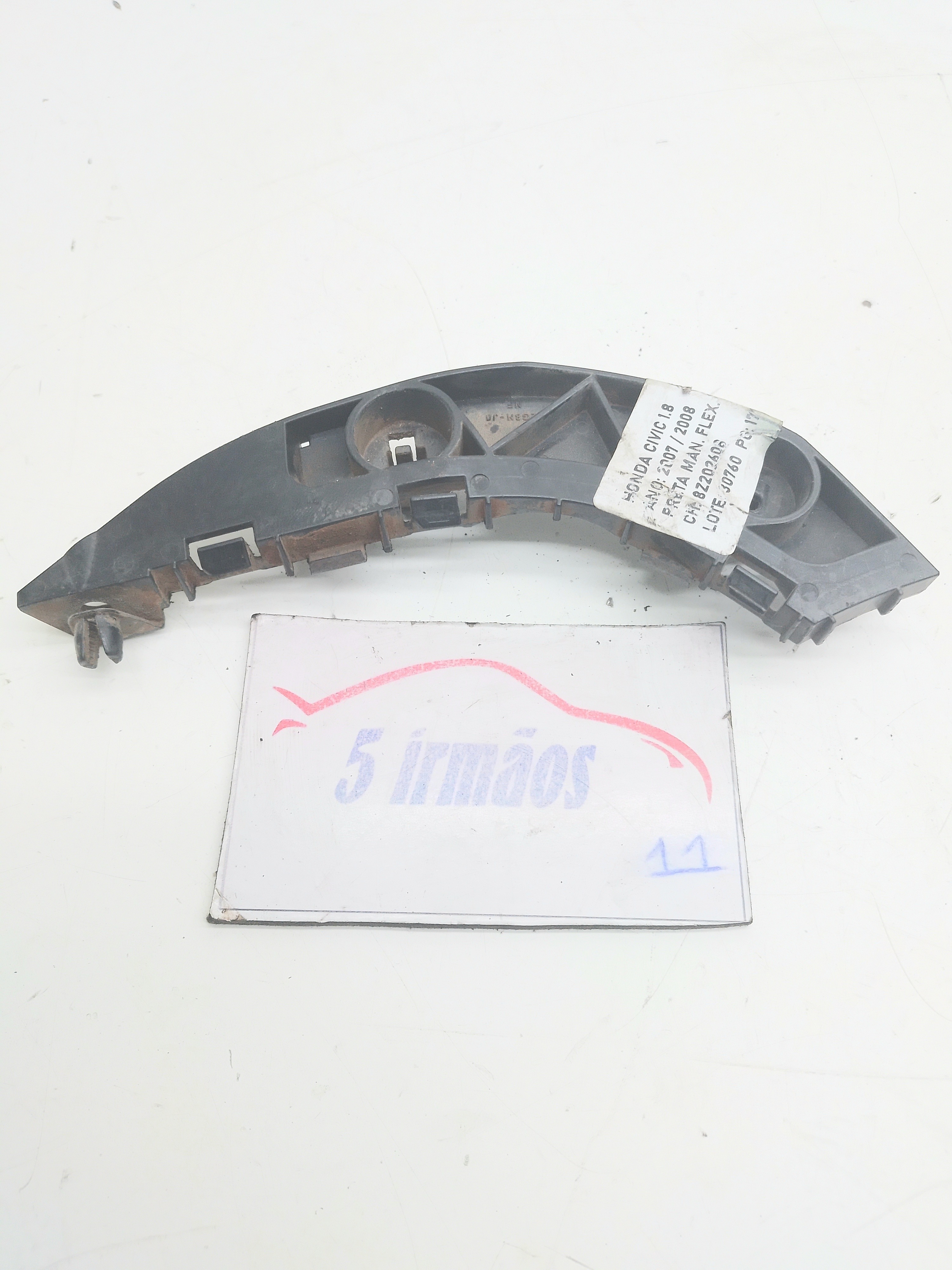 Guia Esquerda Parachoque Dianteiro Honda Civic 1.8 2007