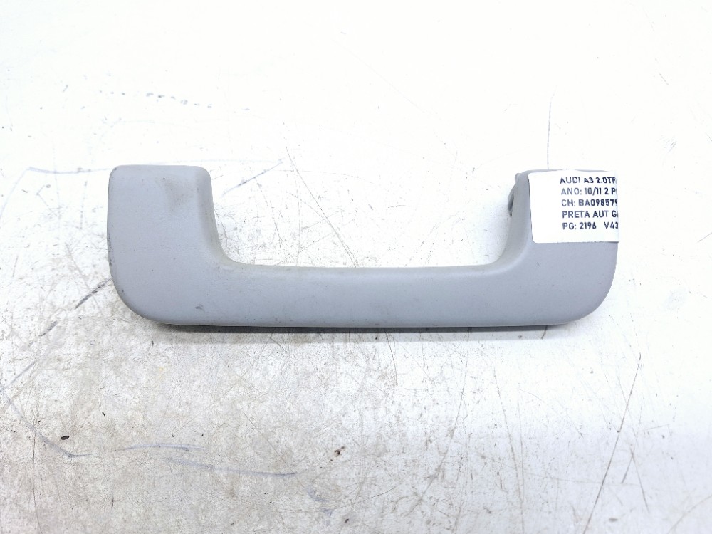 Alça Teto Pqp Direita Audi A3 2.0 2010 2011 Branco