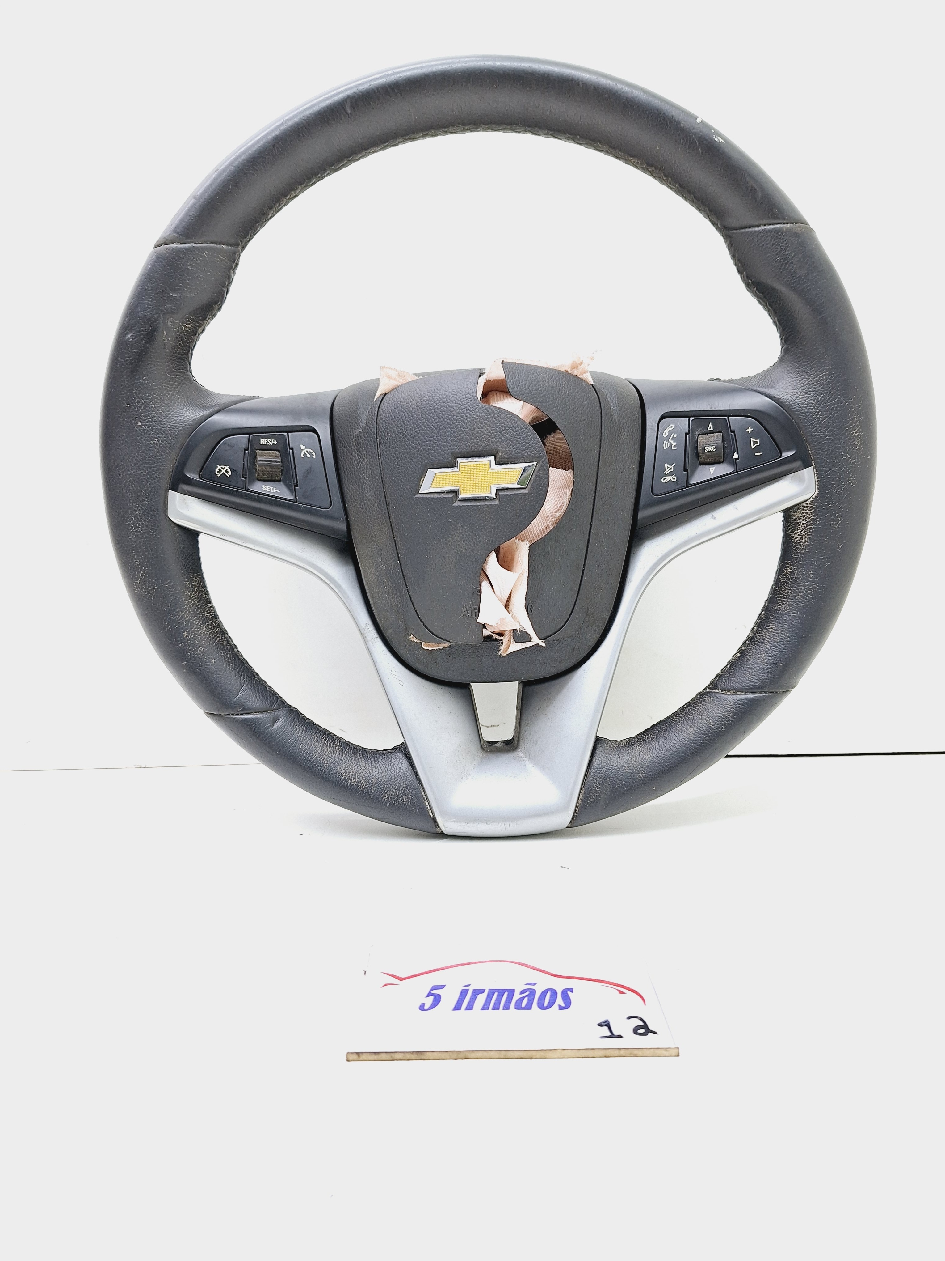 Volante Aro Direção Chevrolet Cruze 1.8 2012  Preto