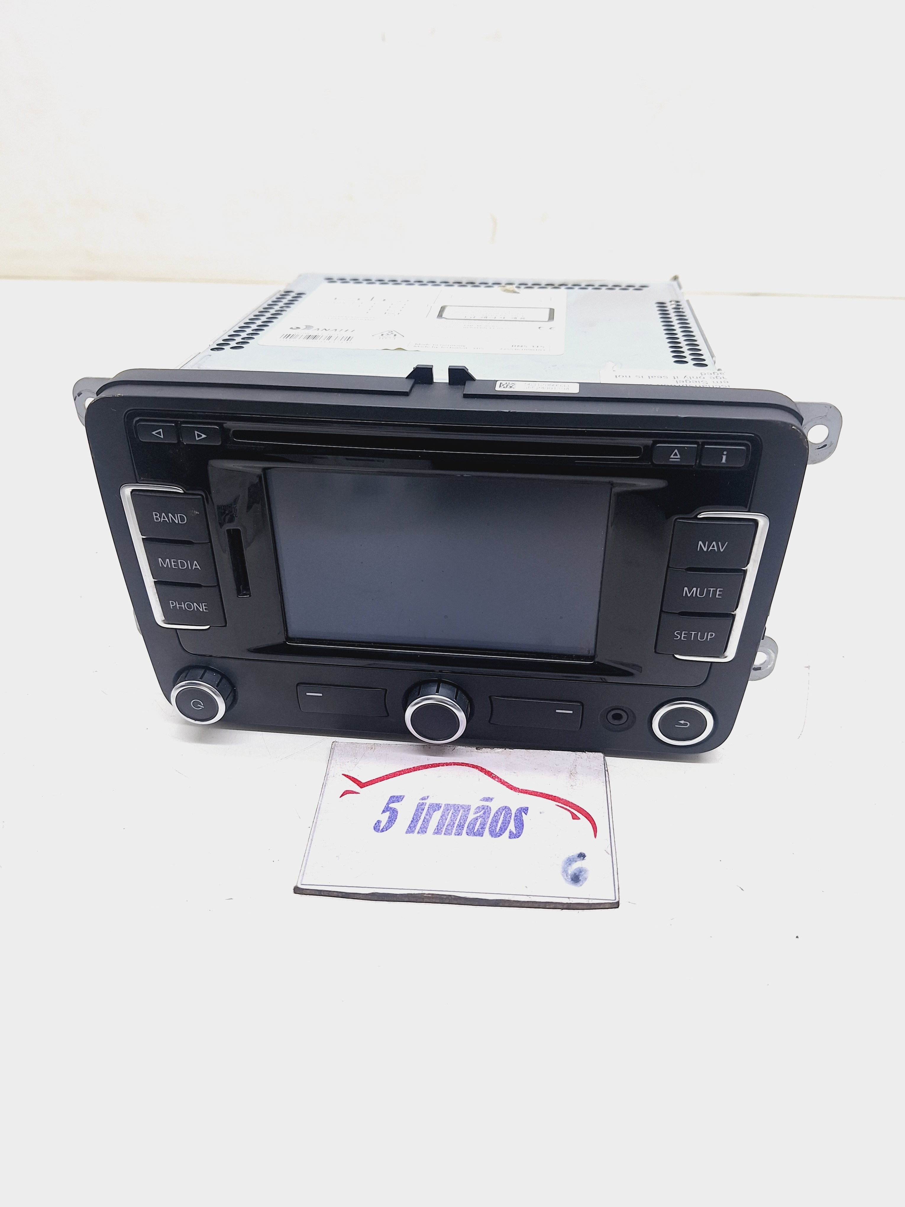 Kit Multimídia/rádio Vw Fusca Tsi 2.0 Aut 2014 Nº3c8035278e Preto